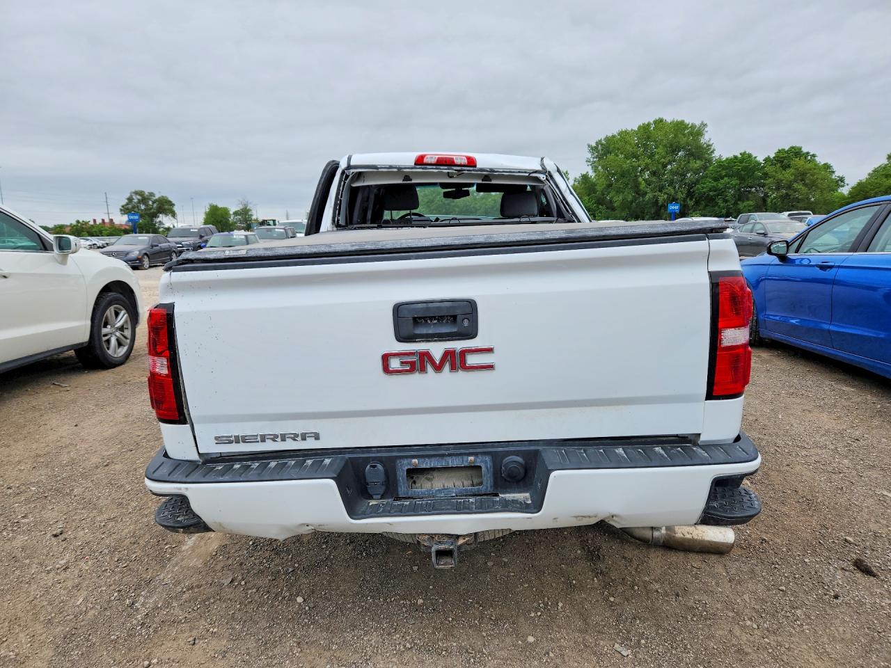 2017 Gmc Sierra K1500 White vin: 1GTV2LEC4HZ215716