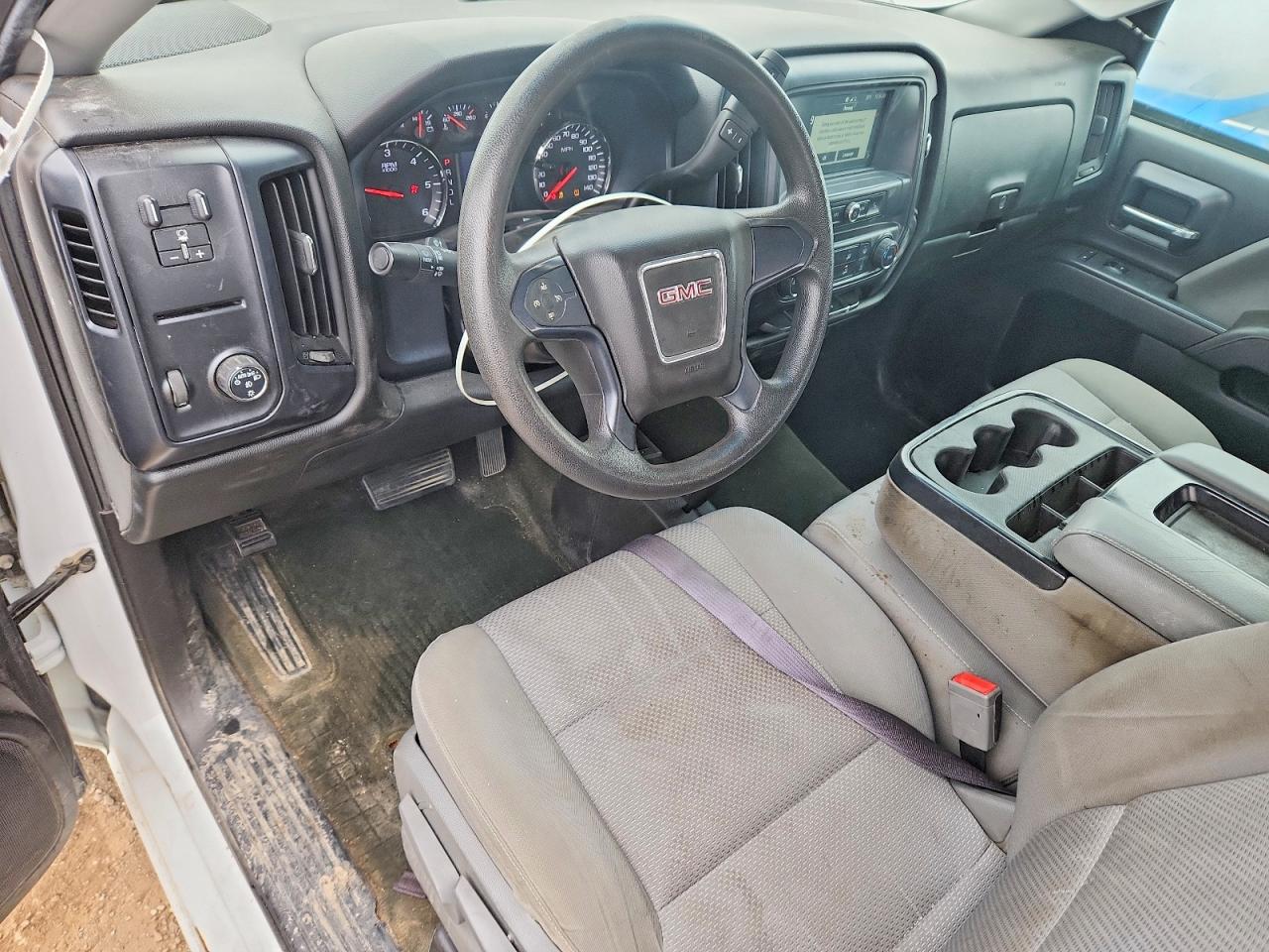 2017 Gmc Sierra K1500 White vin: 1GTV2LEC4HZ215716