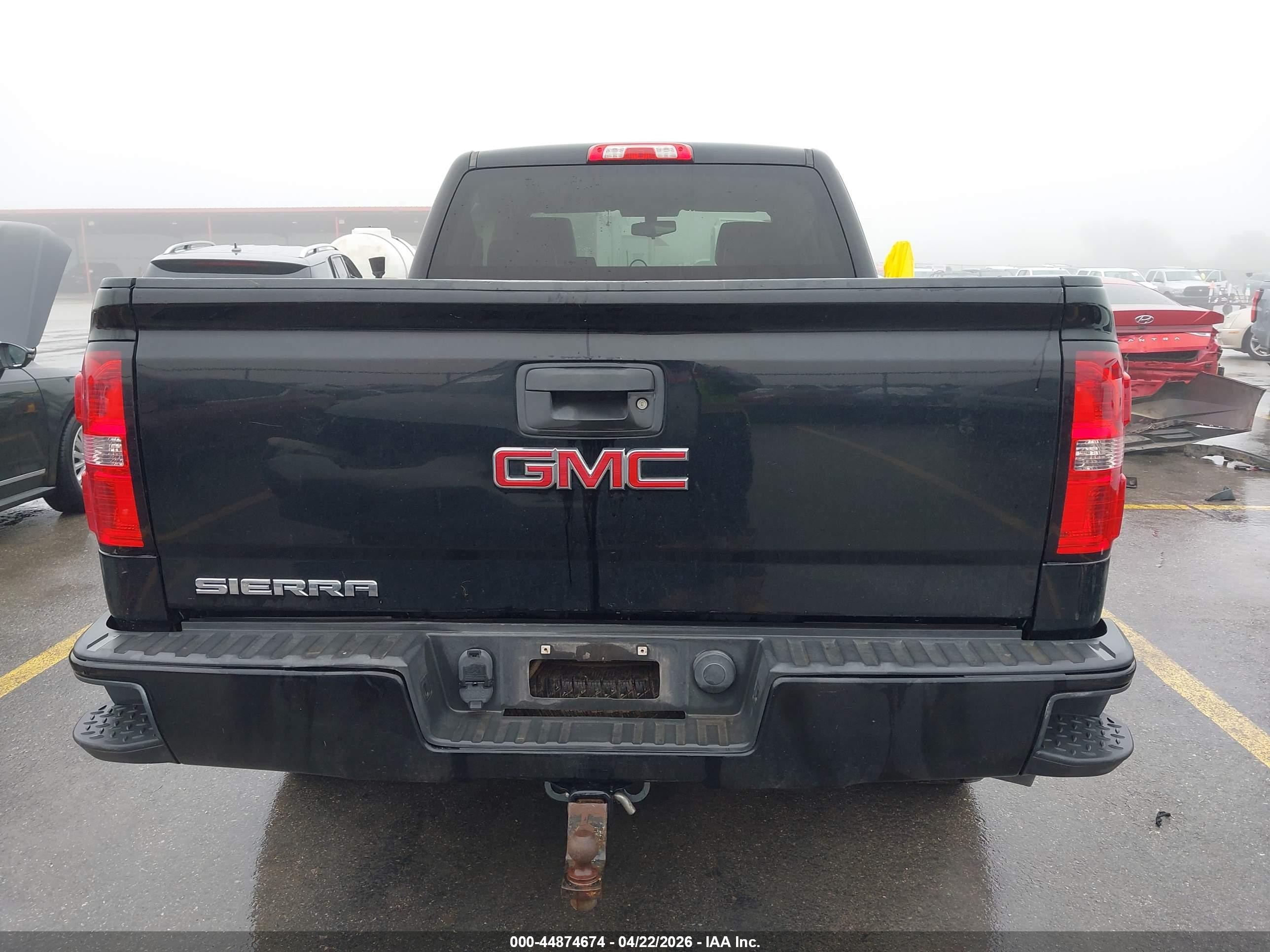 2017 Gmc Sierra 1500   Black vin: 1GTV2LEC5HZ141464