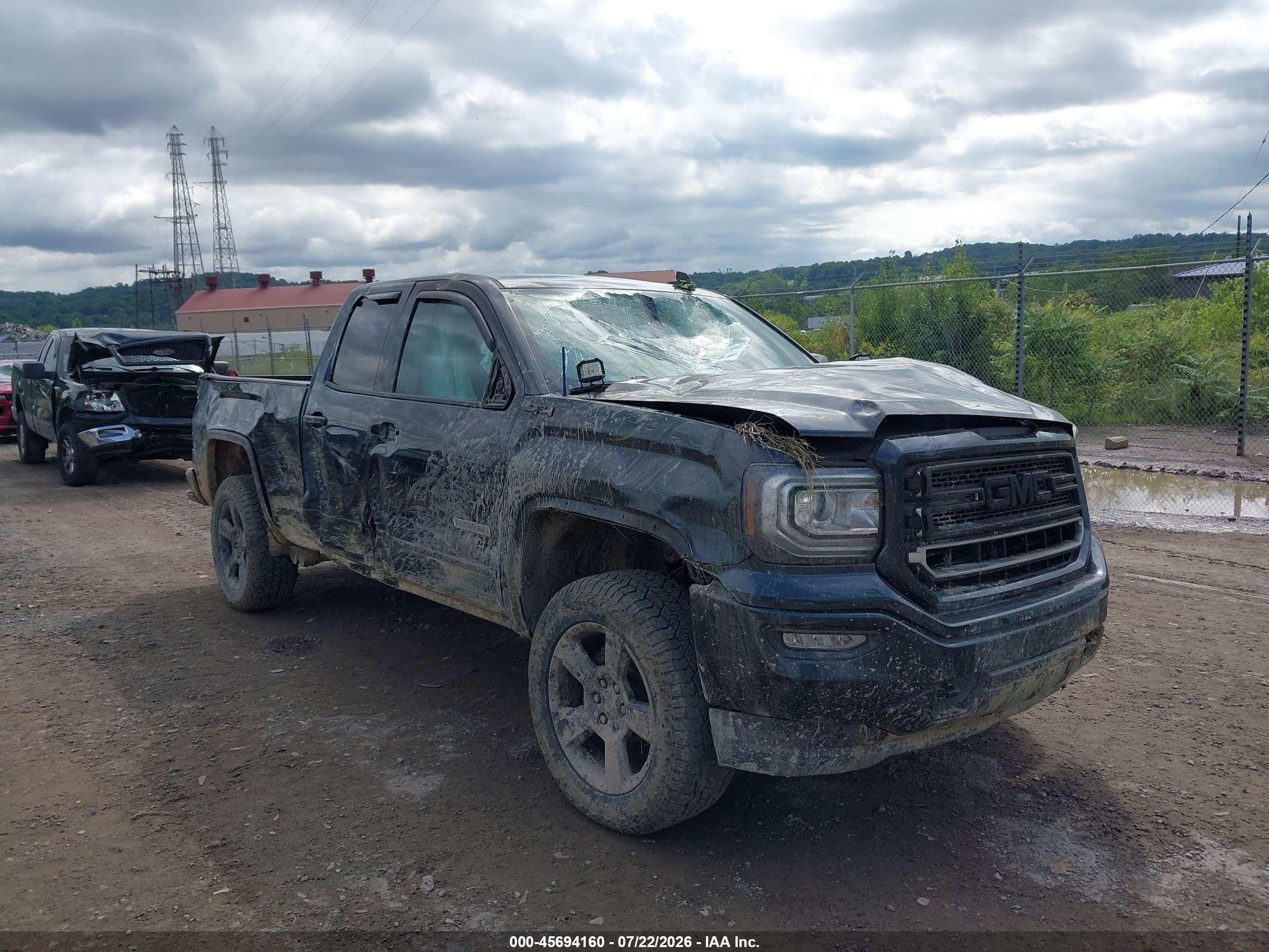 2017 Gmc Sierra 1500 Gray vin: 1GTV2LEC5HZ383509