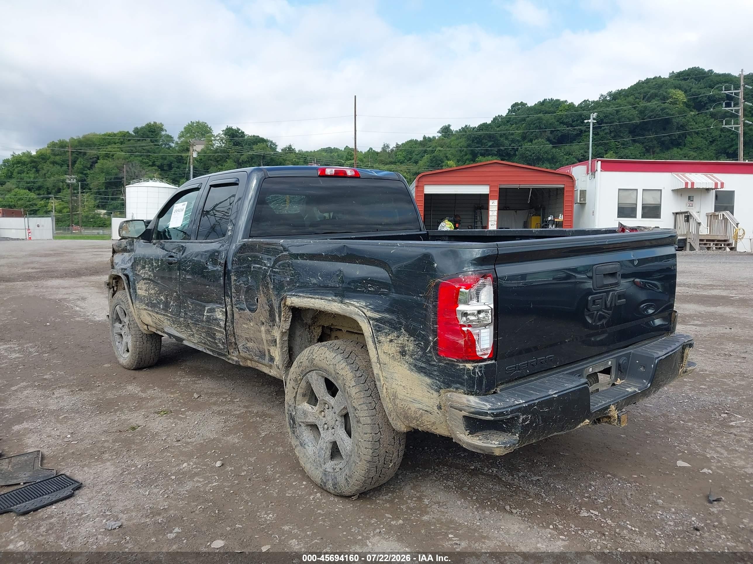 2017 Gmc Sierra 1500 Gray vin: 1GTV2LEC5HZ383509
