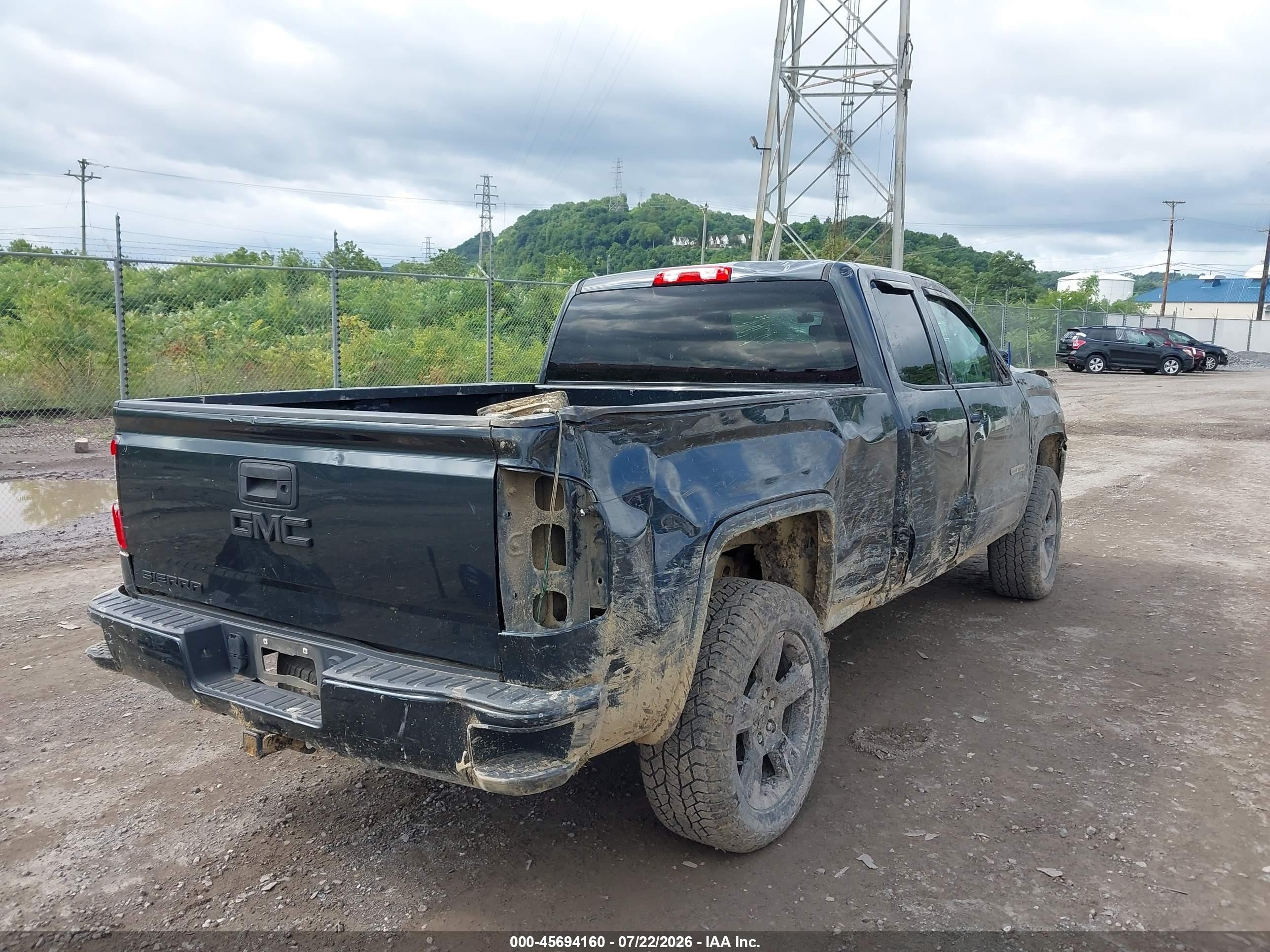 2017 Gmc Sierra 1500 Gray vin: 1GTV2LEC5HZ383509