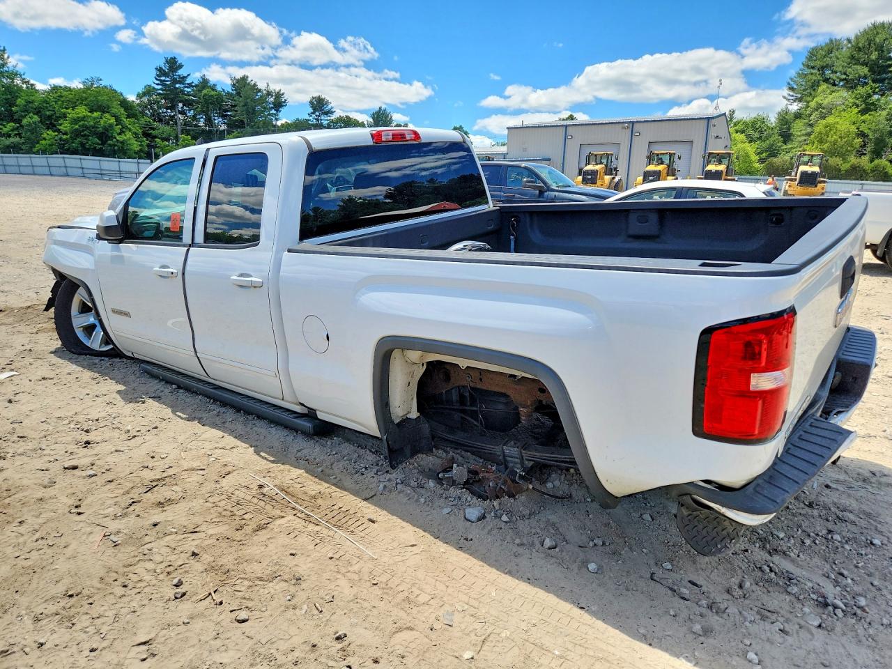 2018 Gmc Sierra K1500 White vin: 1GTV2LEC9JZ239953