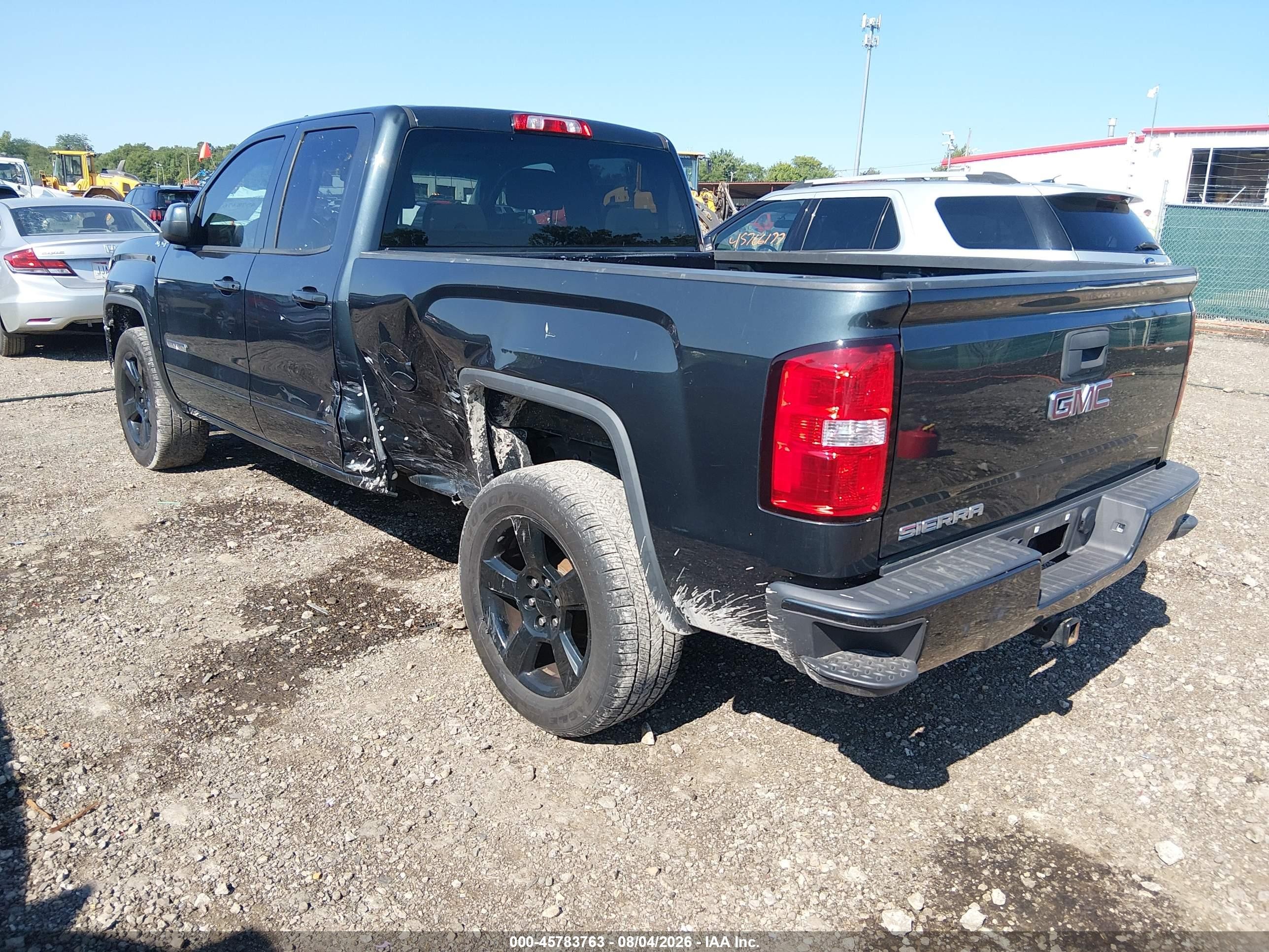 2018 Gmc Sierra 1500 Black vin: 1GTV2LEH2JZ301320