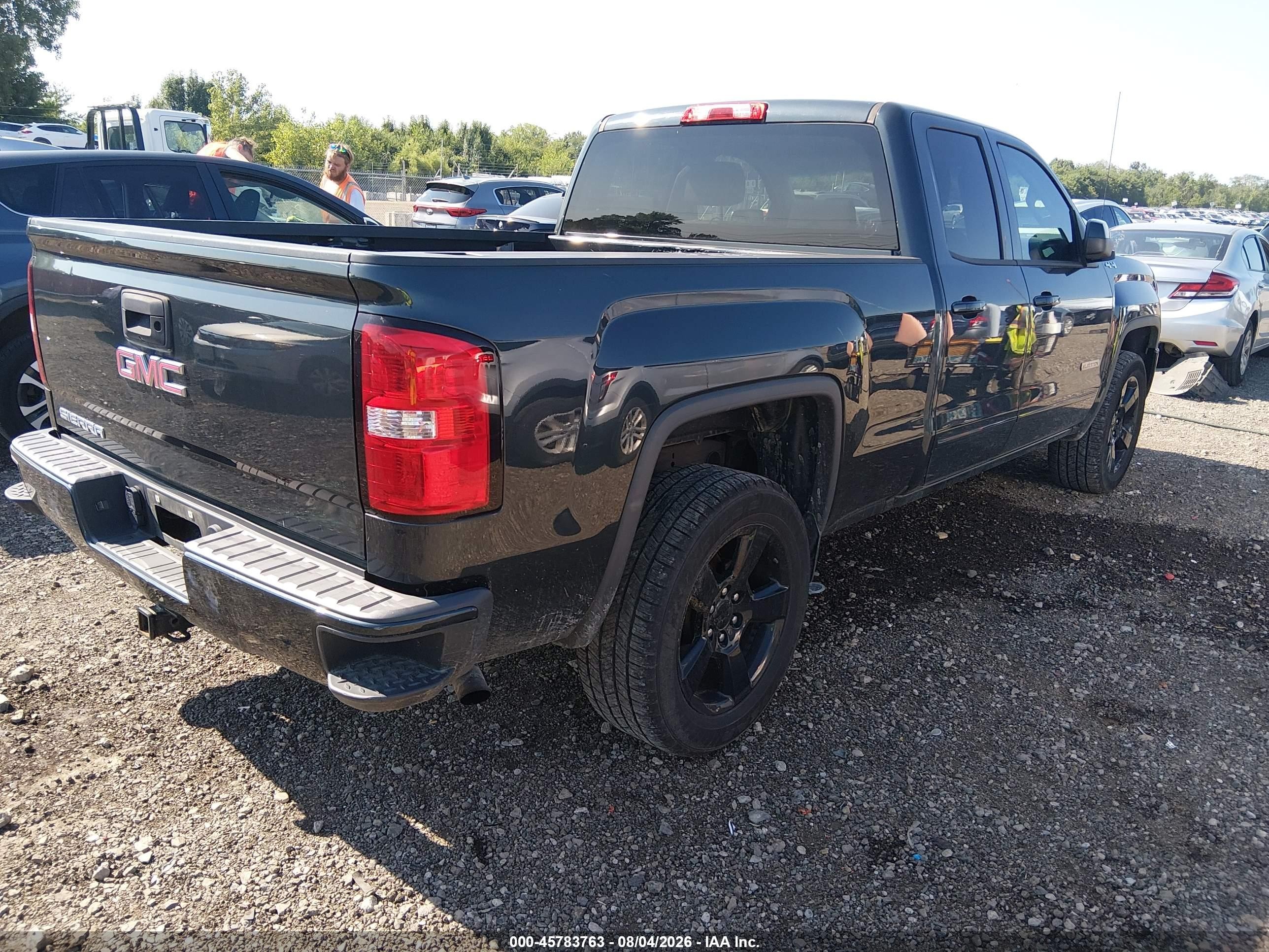 2018 Gmc Sierra 1500 Black vin: 1GTV2LEH2JZ301320
