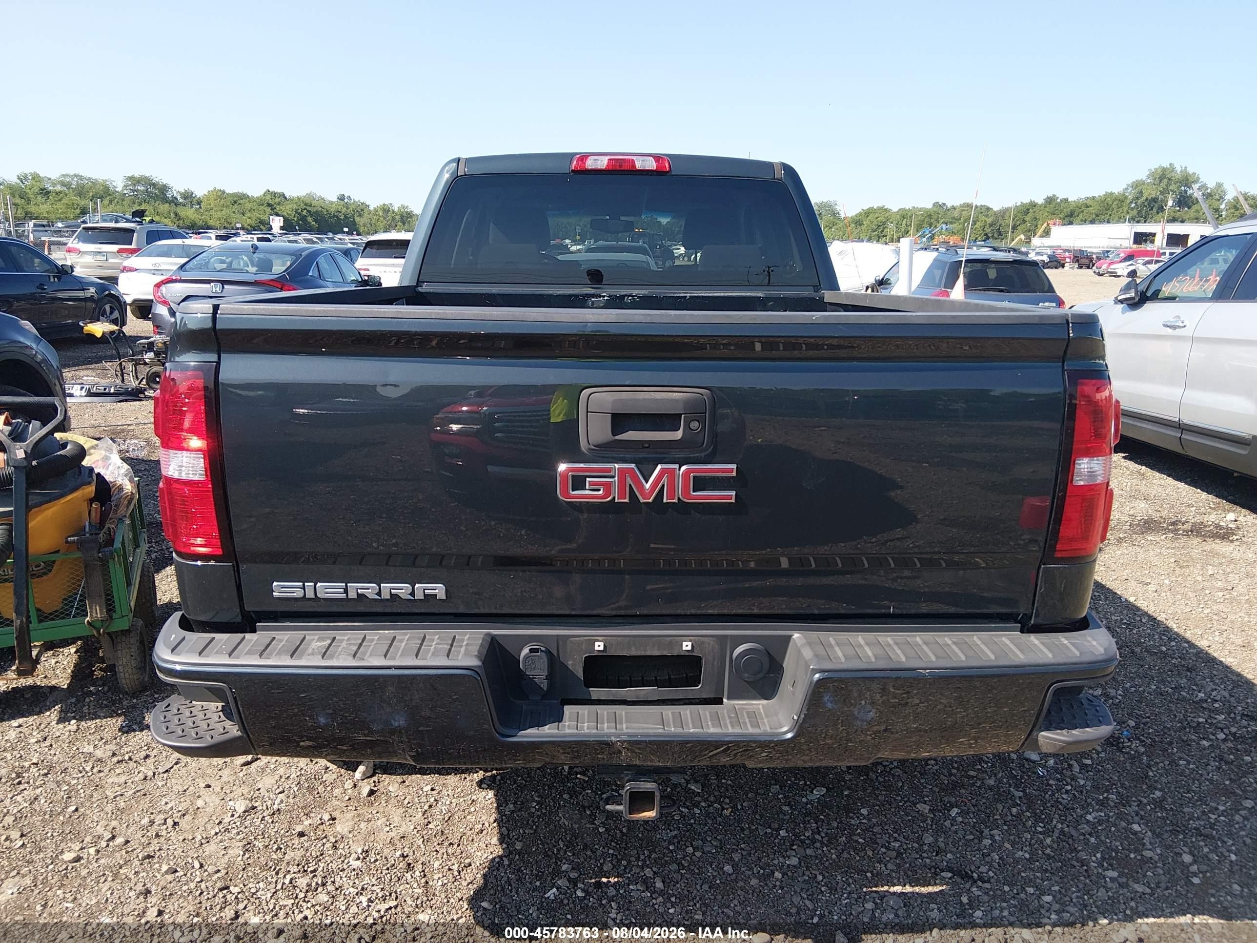 2018 Gmc Sierra 1500 Black vin: 1GTV2LEH2JZ301320