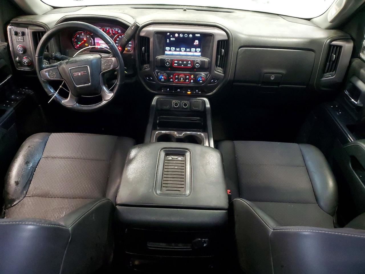 2016 Gmc Sierra K1500 Sle White vin: 1GTV2MEC2GZ265695