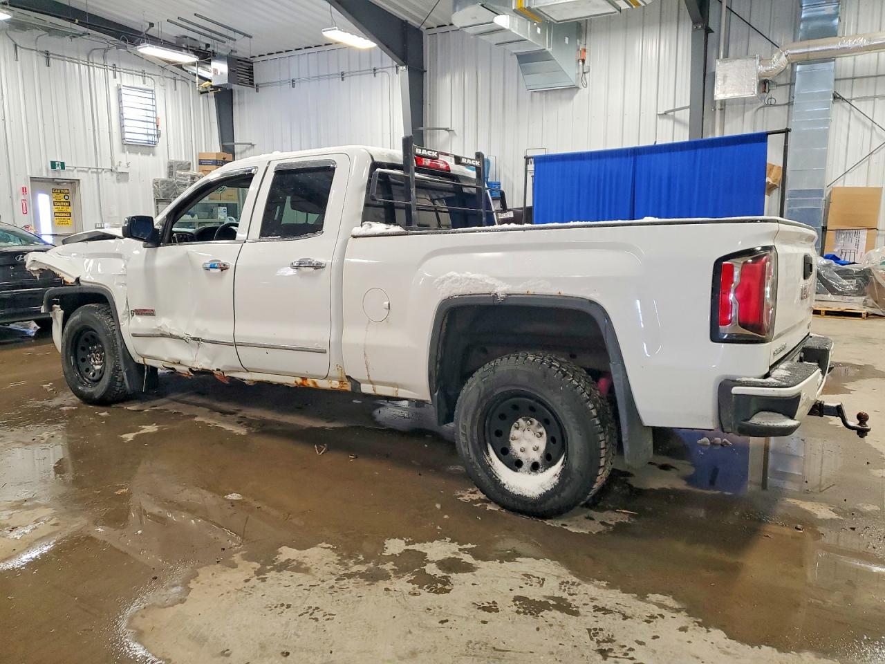 2016 Gmc Sierra K1500 Sle White vin: 1GTV2MEC2GZ265695
