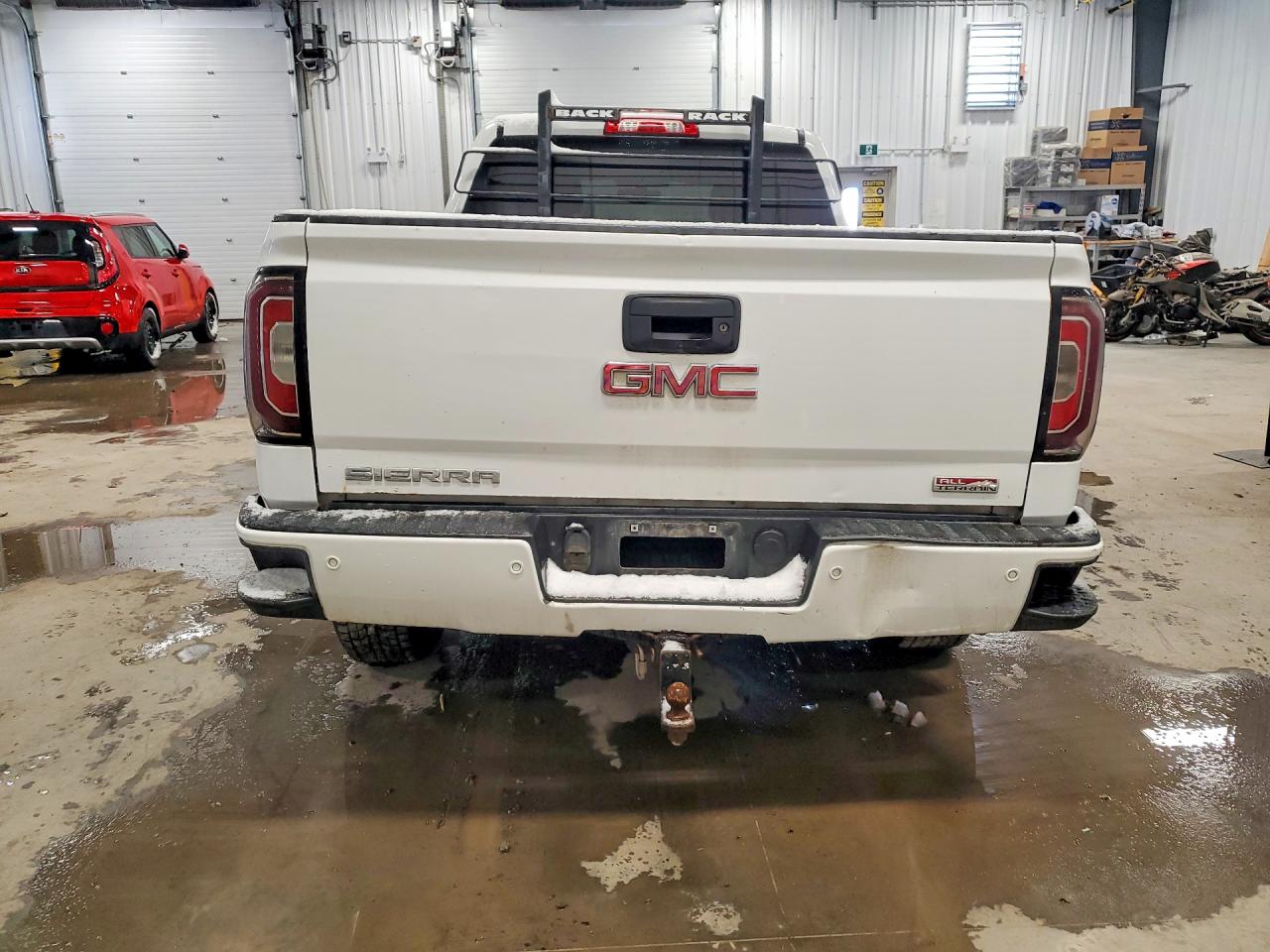 2016 Gmc Sierra K1500 Sle White vin: 1GTV2MEC2GZ265695