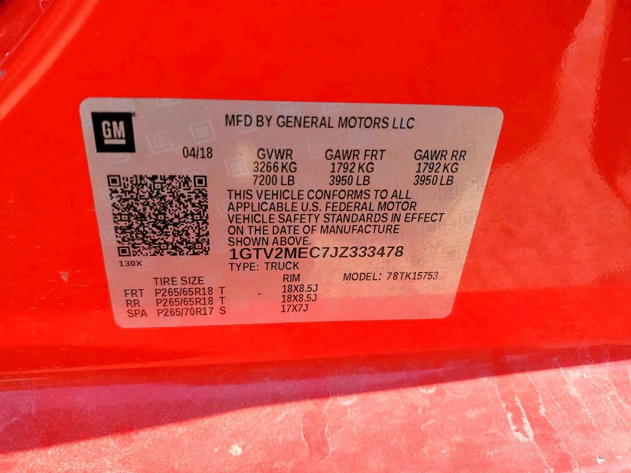 2018 Gmc Sierra K1500 Sle Red vin: 1GTV2MEC7JZ333478