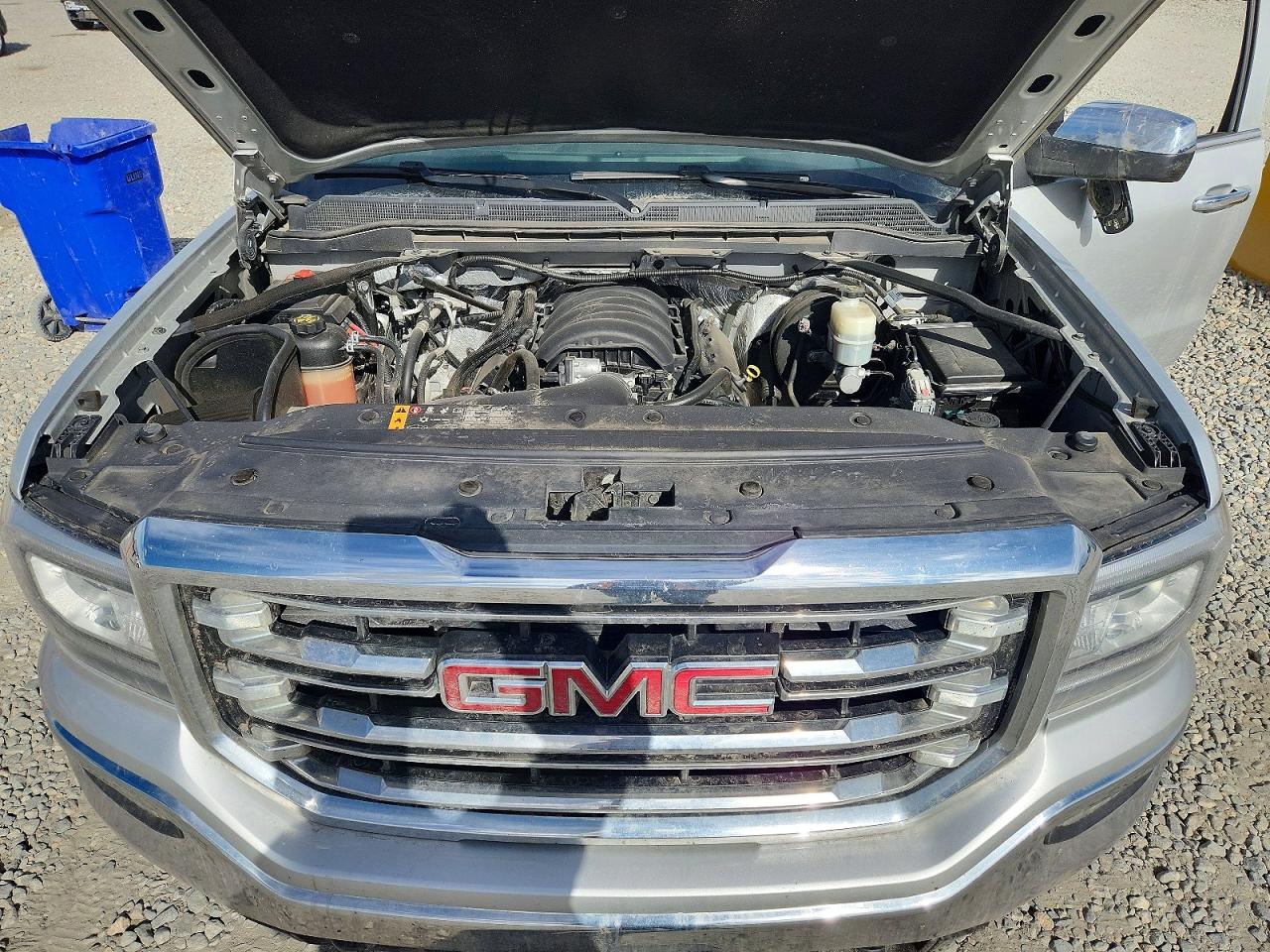 2018 Gmc Sierra K1500 Slt Silver vin: 1GTV2NEC0JZ207128