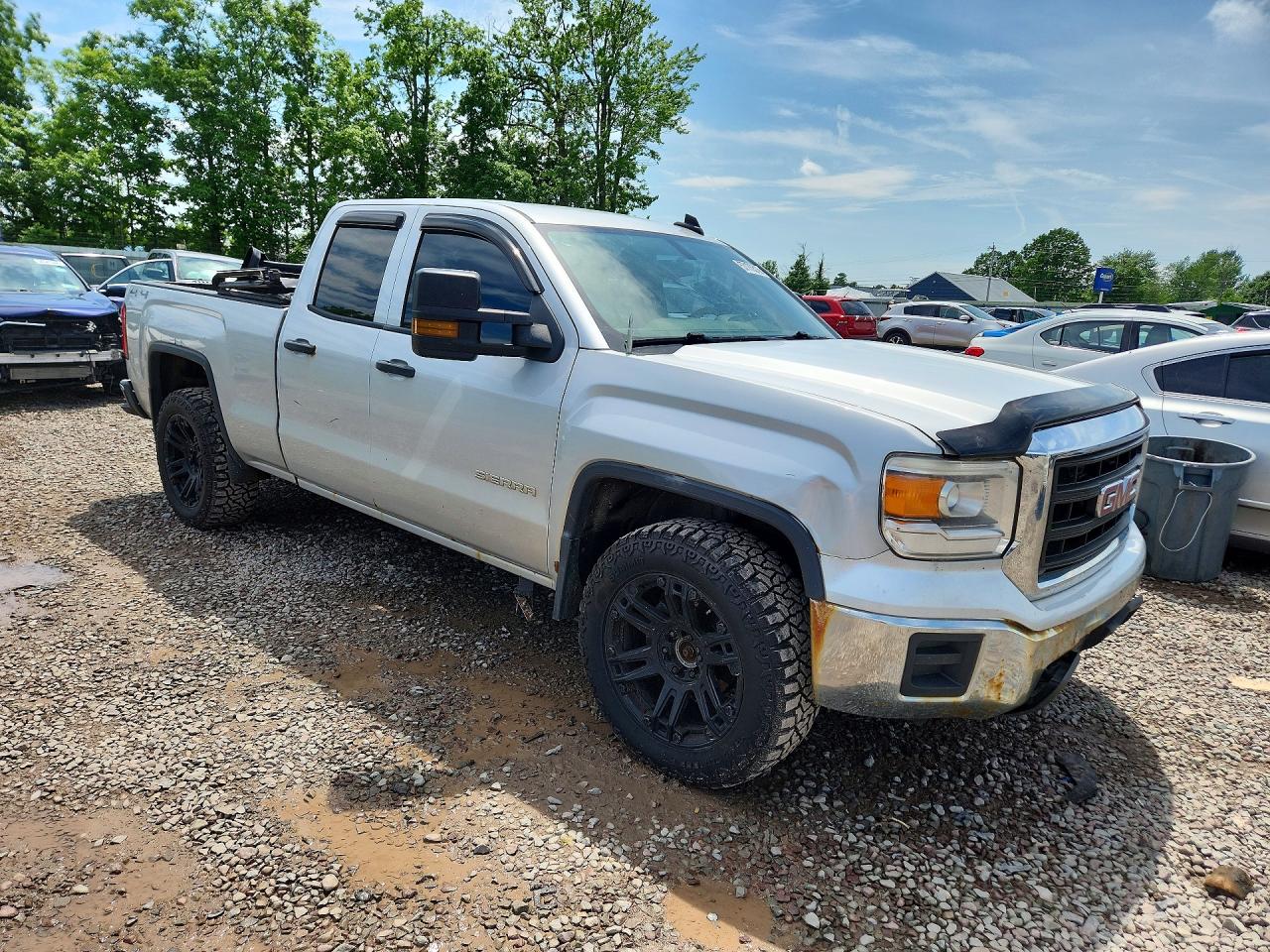 2015 Gmc Sierra K1500 Серебряный vin: 1GTV2TEC0FZ209182