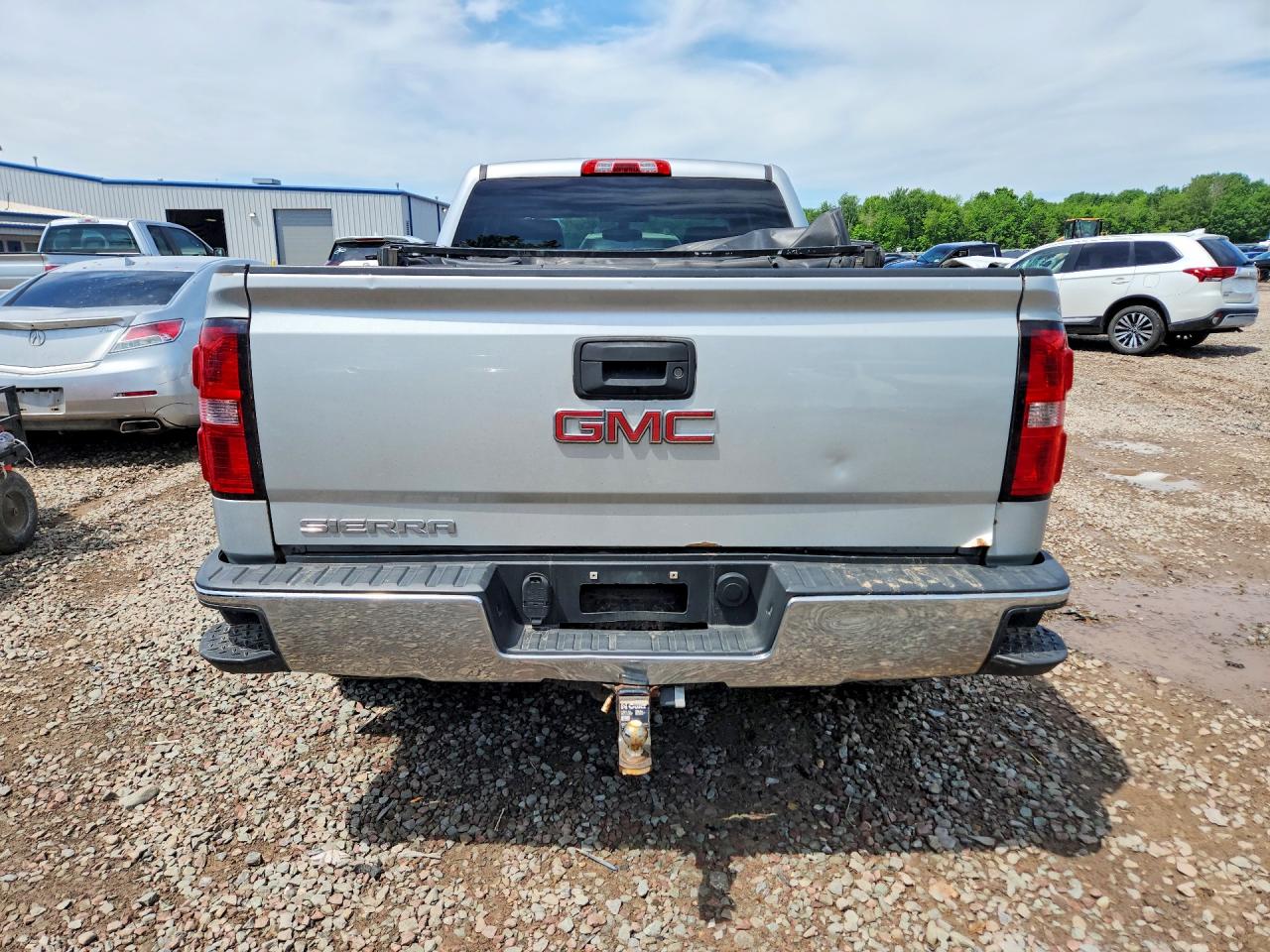 2015 Gmc Sierra K1500 Серебряный vin: 1GTV2TEC0FZ209182