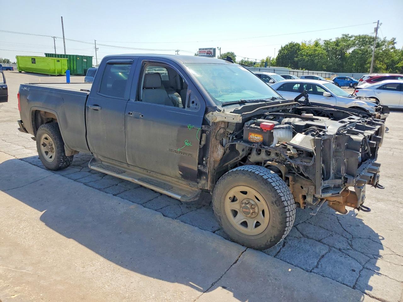 2015 Gmc Sierra K1500 Black vin: 1GTV2TEC0FZ348812