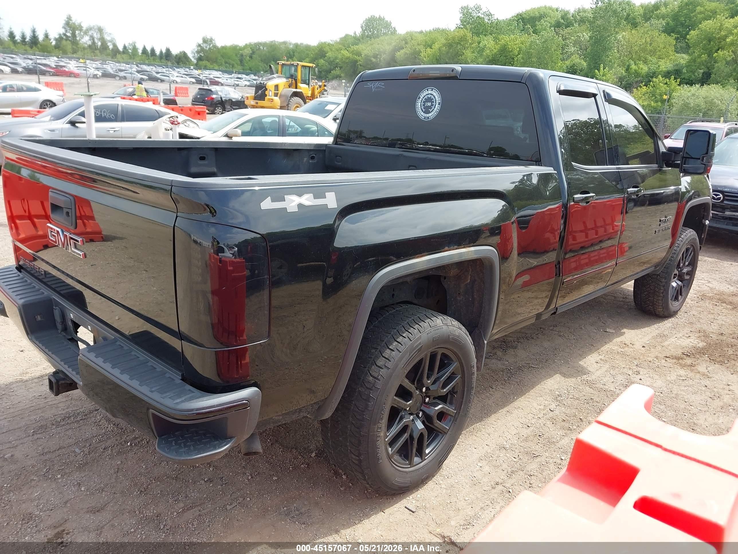 2015 Gmc Sierra 1500 Black vin: 1GTV2TEC0FZ416834