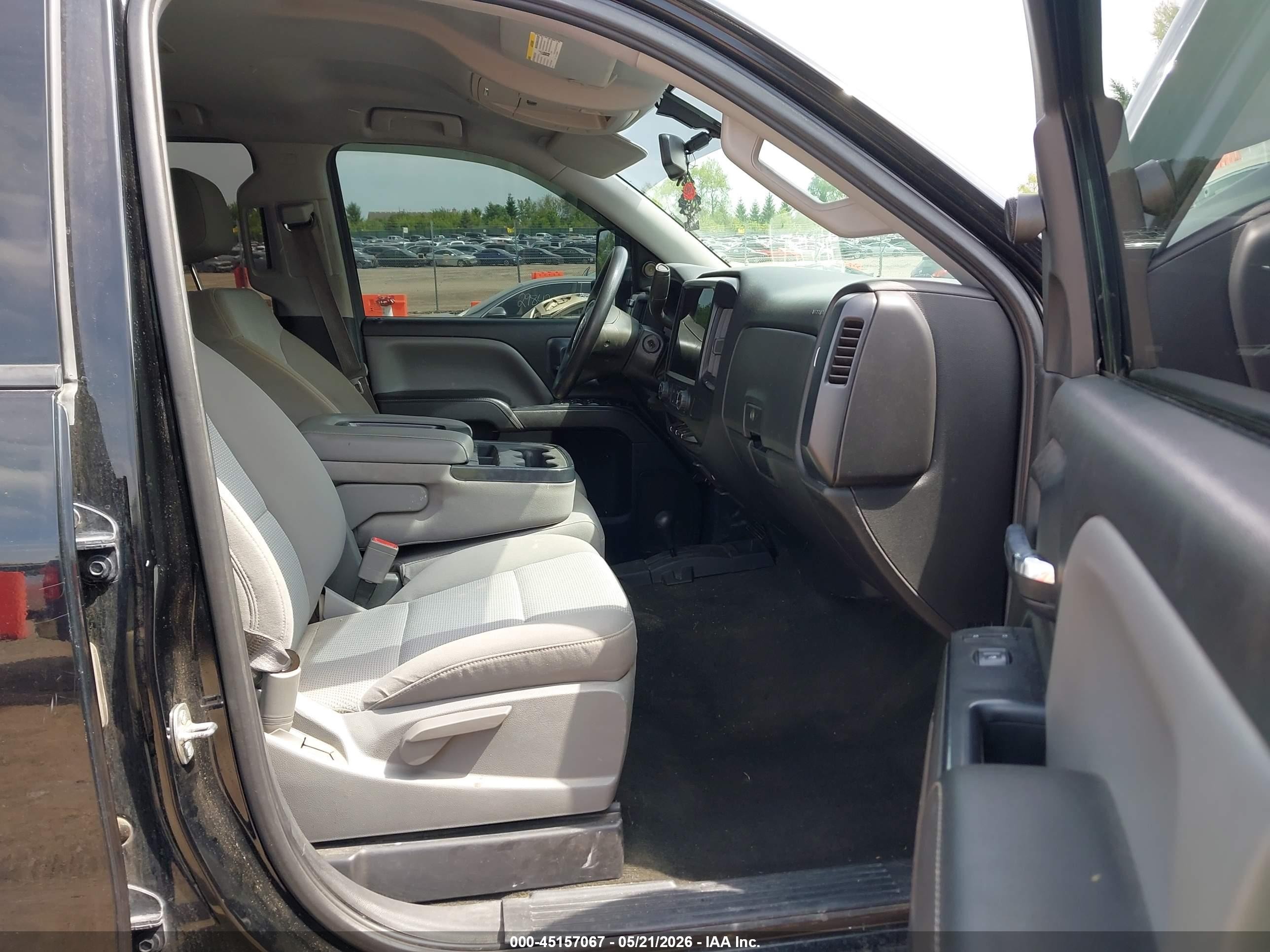 2015 Gmc Sierra 1500 Black vin: 1GTV2TEC0FZ416834