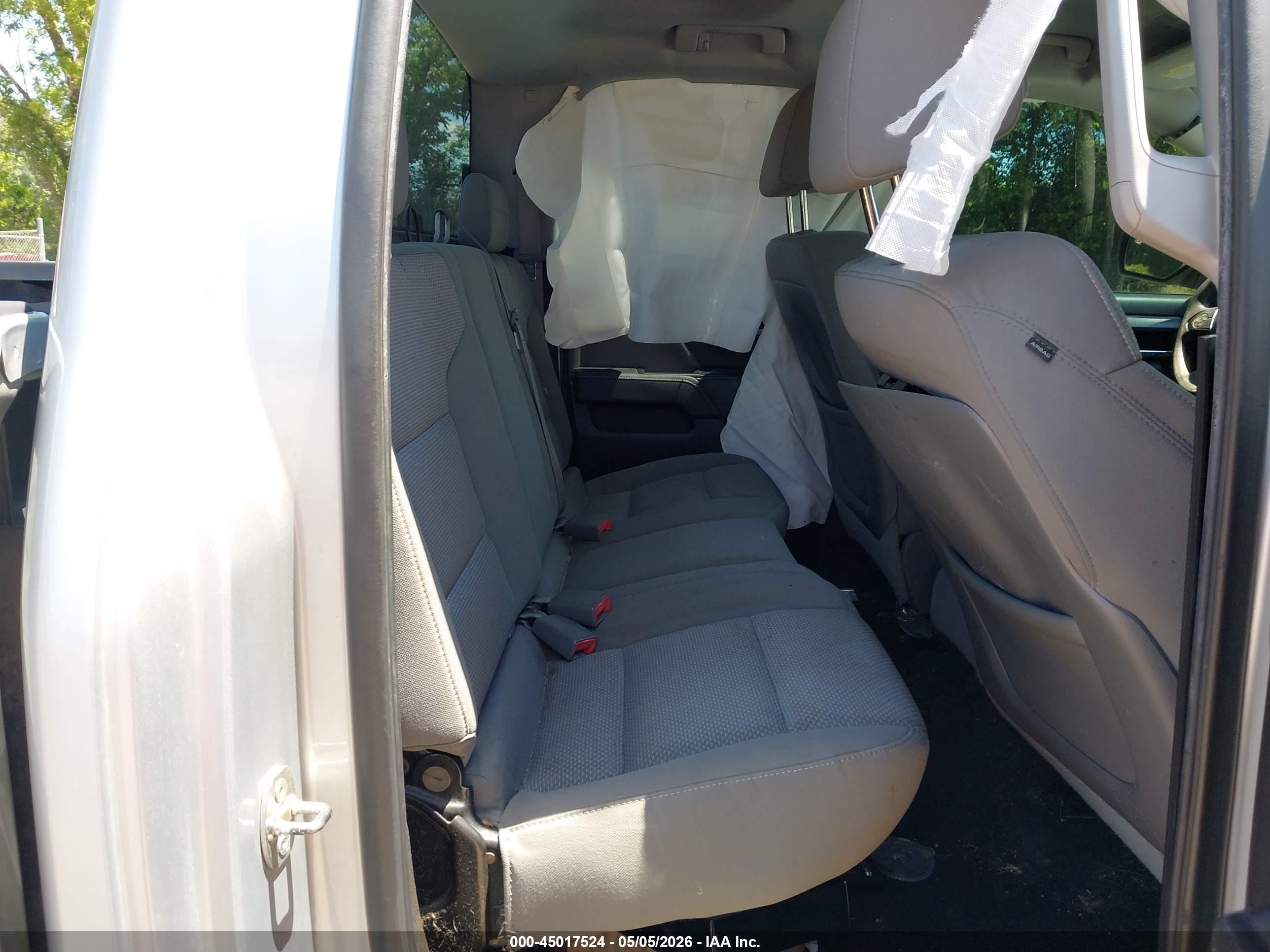 2015 Gmc Sierra 1500   Silver vin: 1GTV2TEC1FZ374075