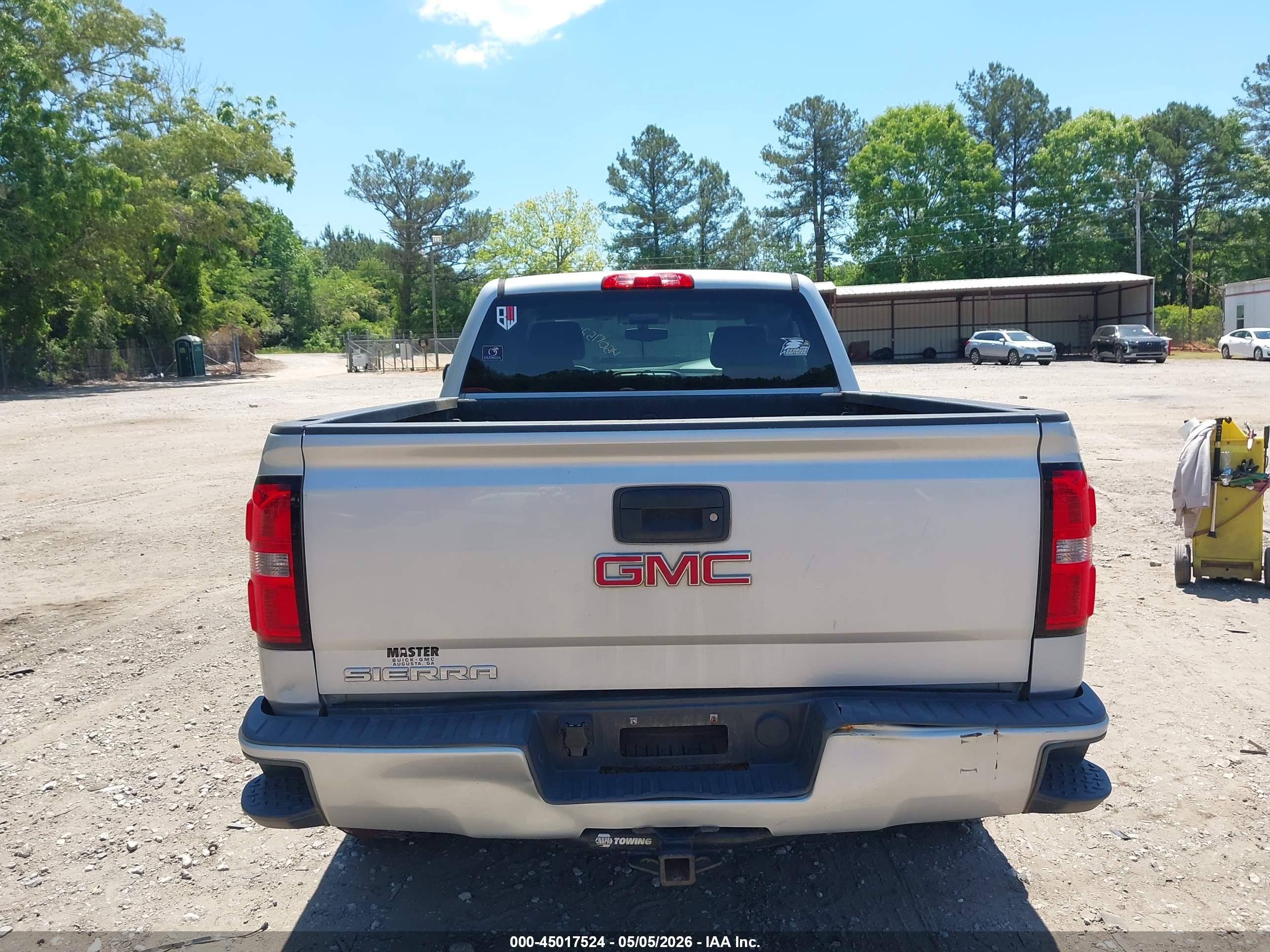 2015 Gmc Sierra 1500   Silver vin: 1GTV2TEC1FZ374075