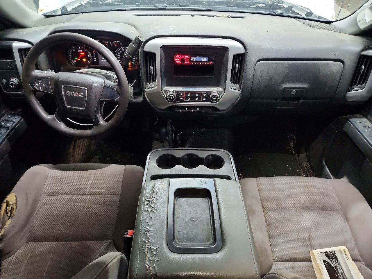 2014 Gmc Sierra K1500 White vin: 1GTV2TEC2EZ164518