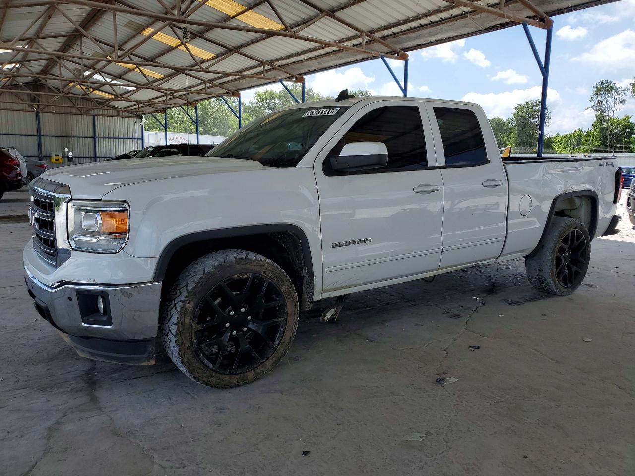 2015 Gmc Sierra K1500 White vin: 1GTV2TEC2FZ272266