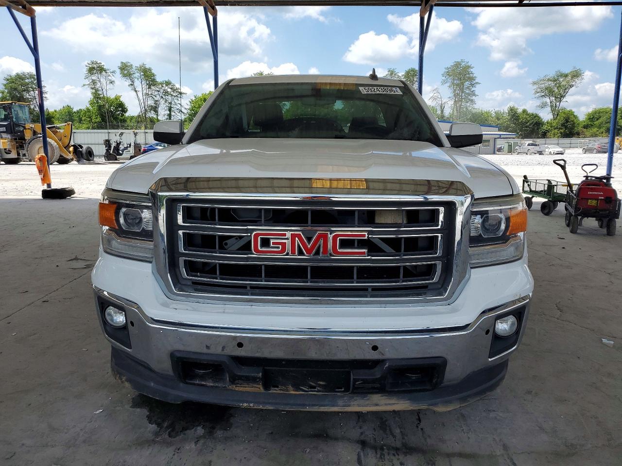2015 Gmc Sierra K1500 White vin: 1GTV2TEC2FZ272266