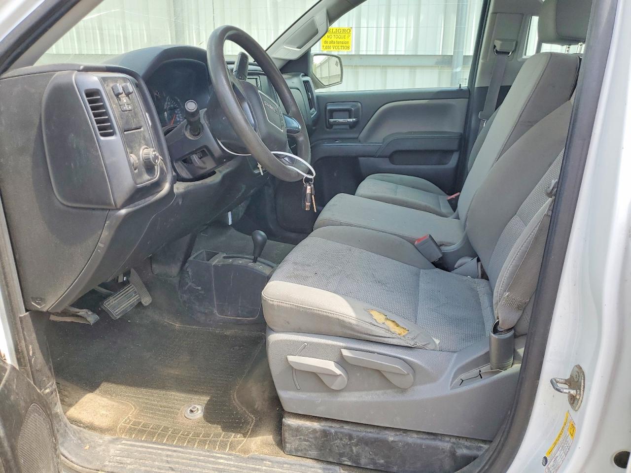 2015 Gmc Sierra K1500 White vin: 1GTV2TEC3FZ395882