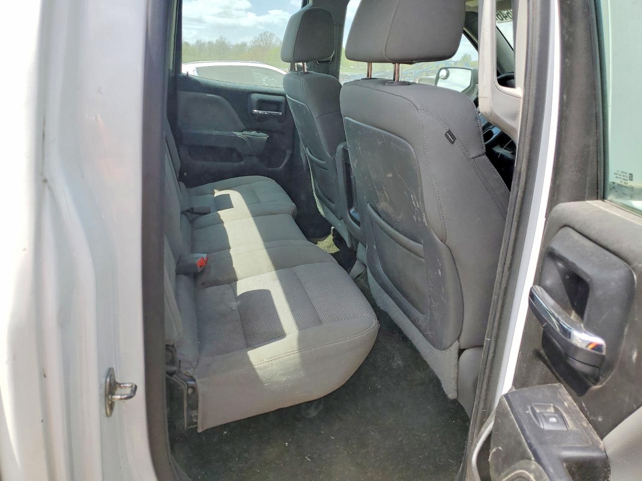 2015 Gmc Sierra K1500 White vin: 1GTV2TEC3FZ395882
