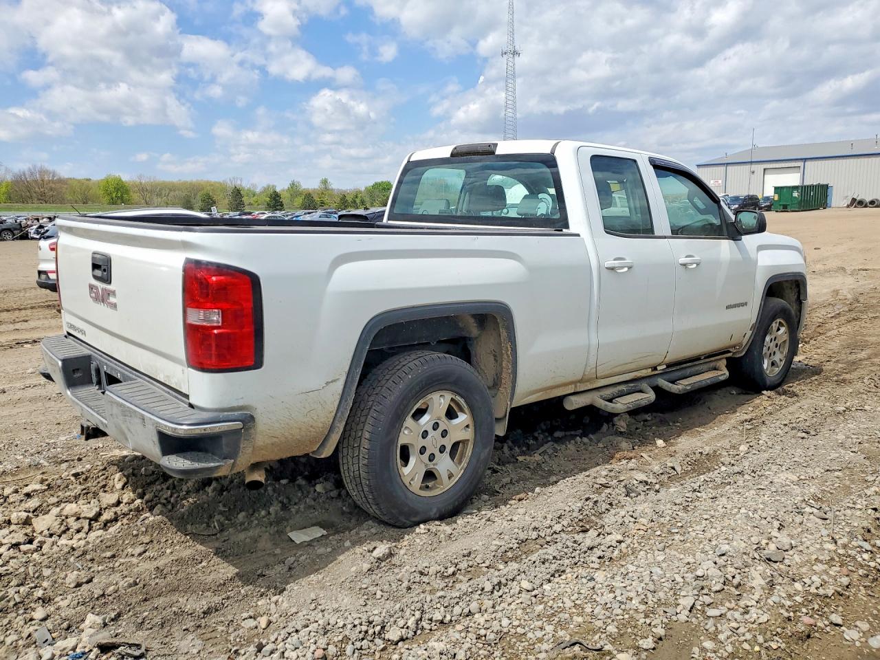 2015 Gmc Sierra K1500 White vin: 1GTV2TEC3FZ395882