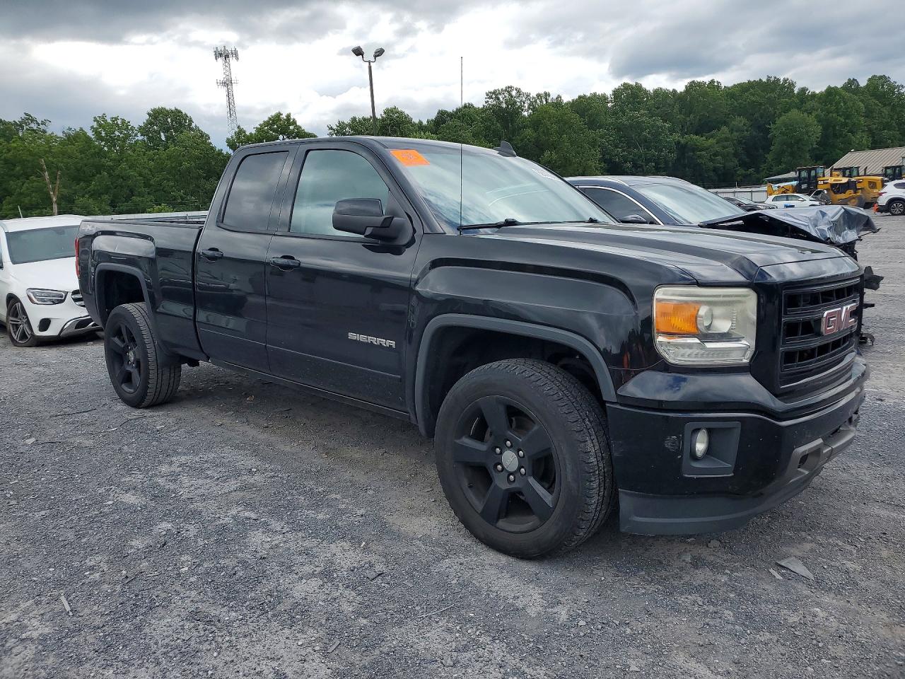 2015 Gmc Sierra K1500 Black vin: 1GTV2TEC3FZ405567