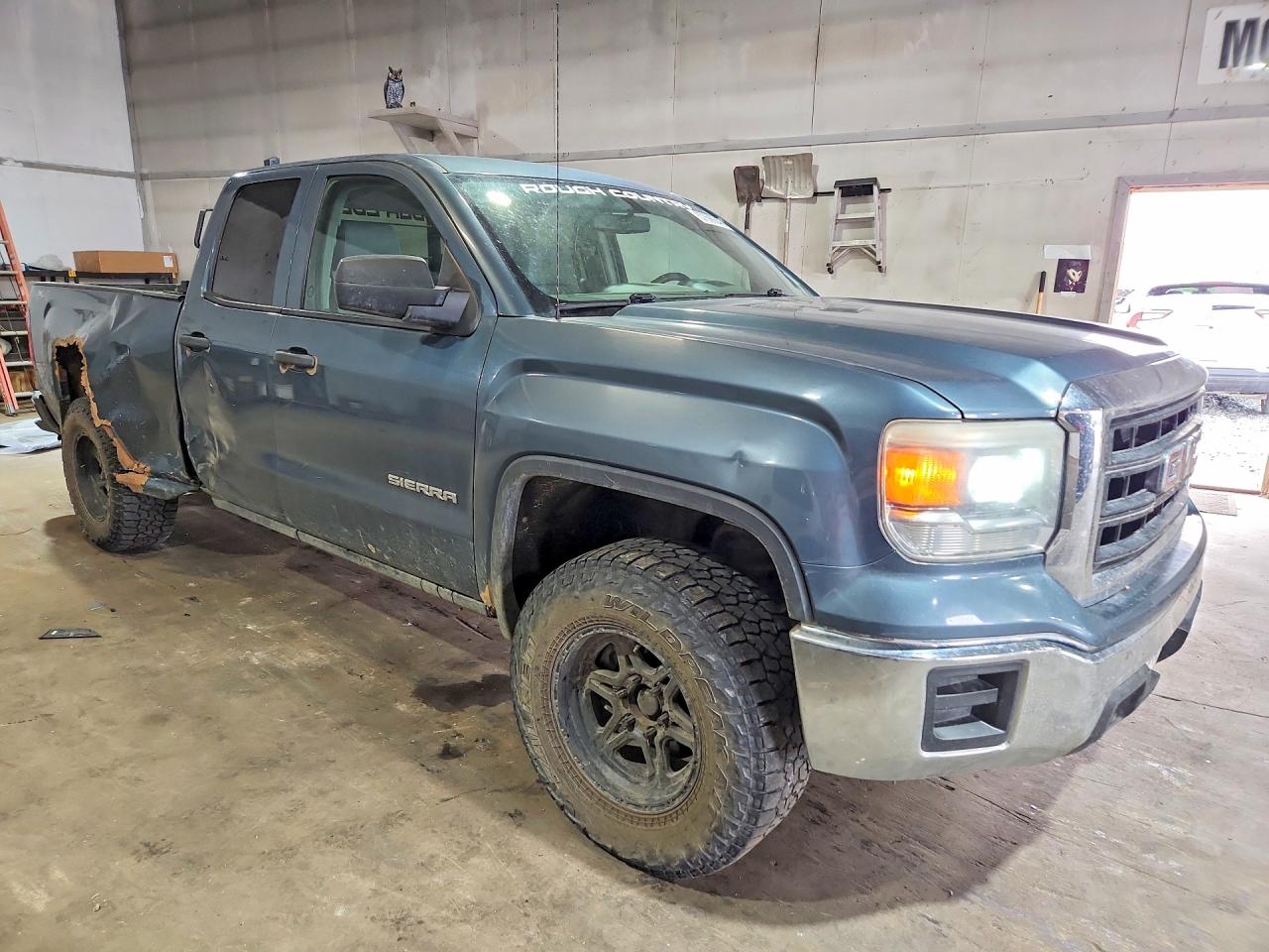 2014 Gmc Sierra K1500 Teal vin: 1GTV2TEC6EZ186408