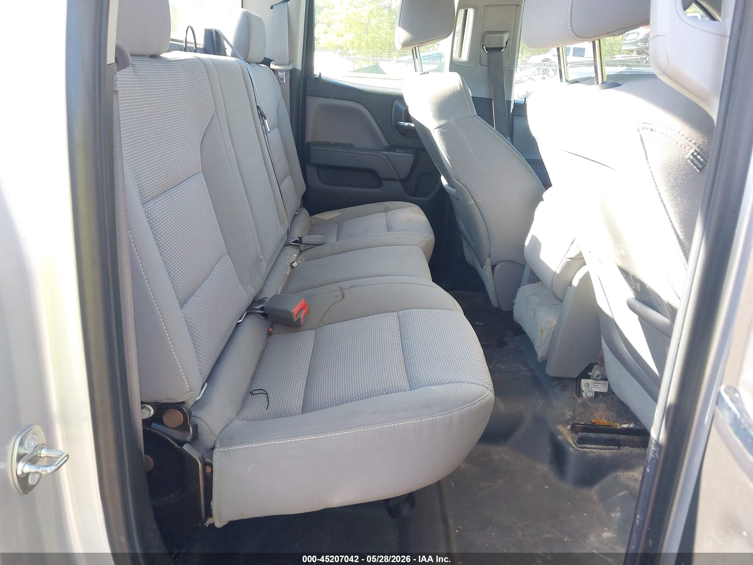2015 Gmc Sierra 1500   Silver vin: 1GTV2TEC6FZ166032