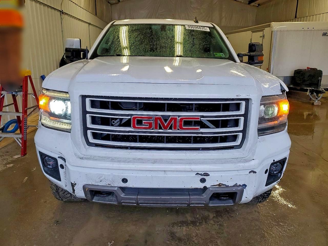 2015 Gmc Sierra K1500 White vin: 1GTV2TEC6FZ387632