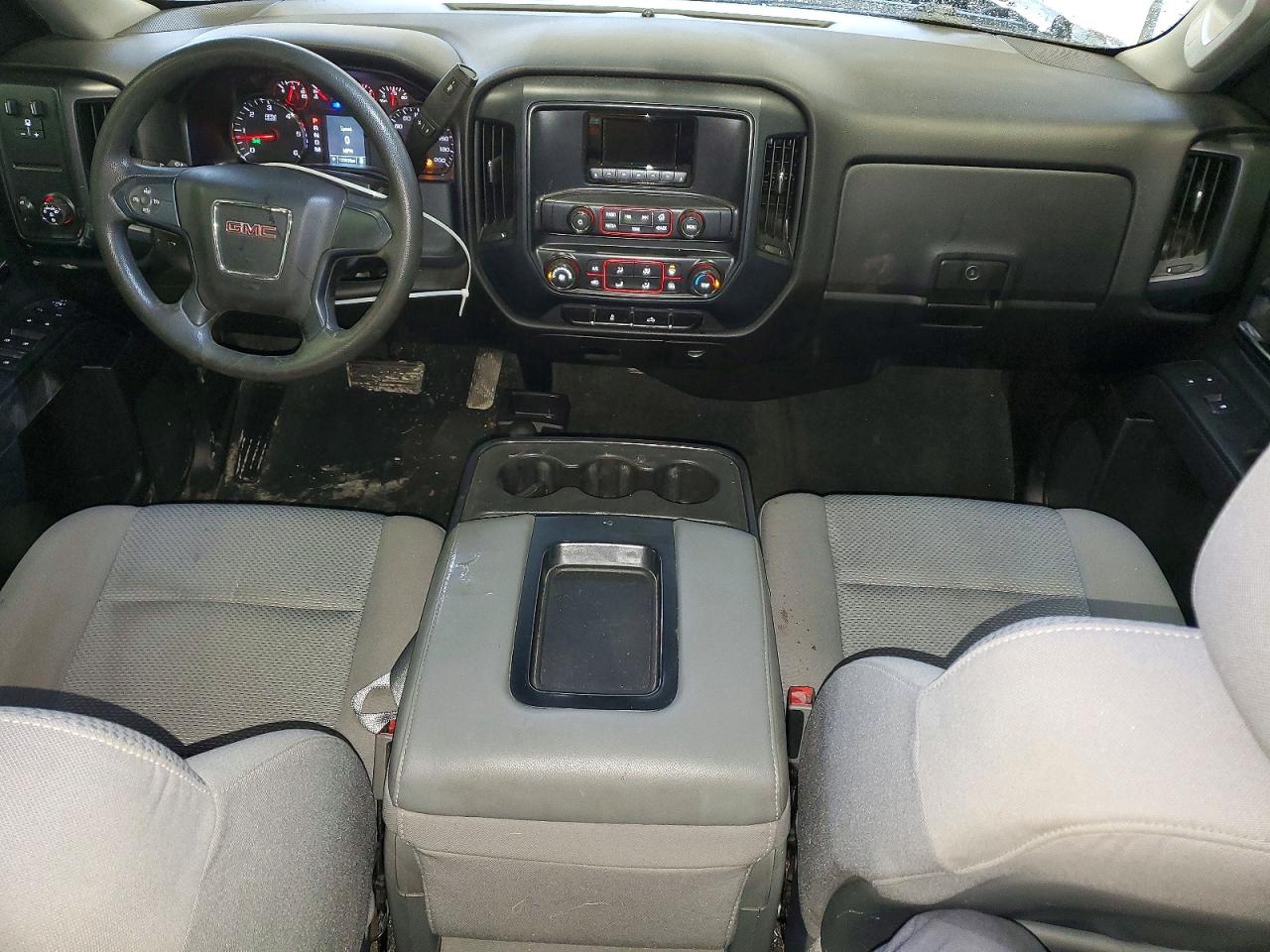 2015 Gmc Sierra K1500 White vin: 1GTV2TEC6FZ387632