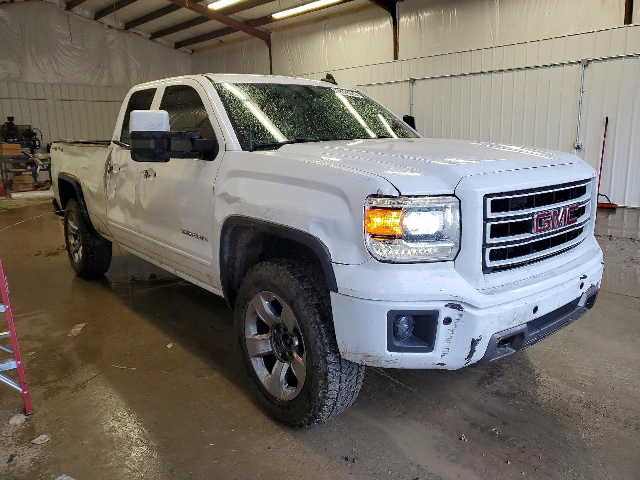 2015 Gmc Sierra K1500 White vin: 1GTV2TEC6FZ387632