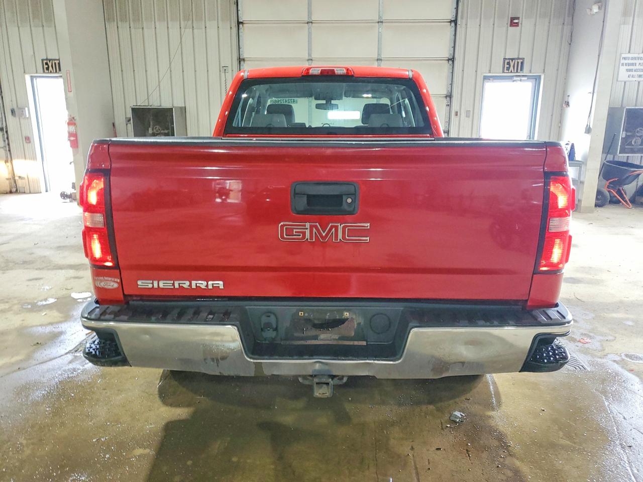 2014 Gmc Sierra K1500 Red vin: 1GTV2TEC7EZ402072