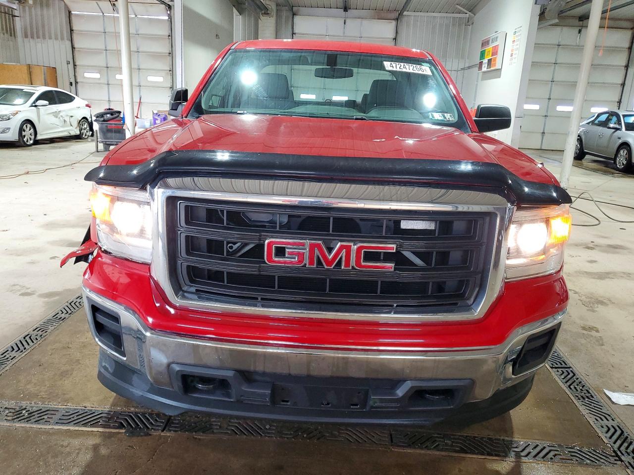 2014 Gmc Sierra K1500 Red vin: 1GTV2TEC7EZ402072