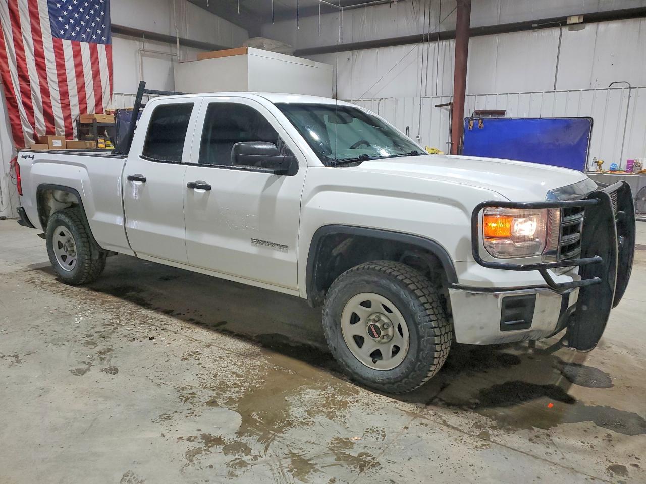 2015 Gmc Sierra K1500 White vin: 1GTV2TEC7FZ196396