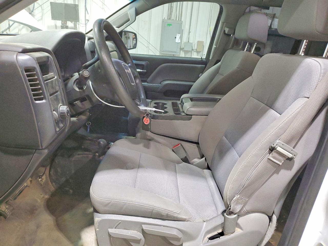 2015 Gmc Sierra K1500 White vin: 1GTV2TEC7FZ196396