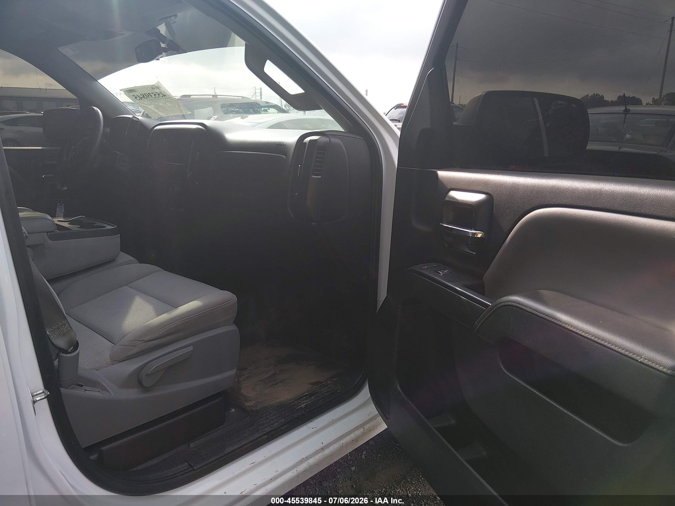 2014 Gmc Sierra 1500   White vin: 1GTV2TECXEZ147000