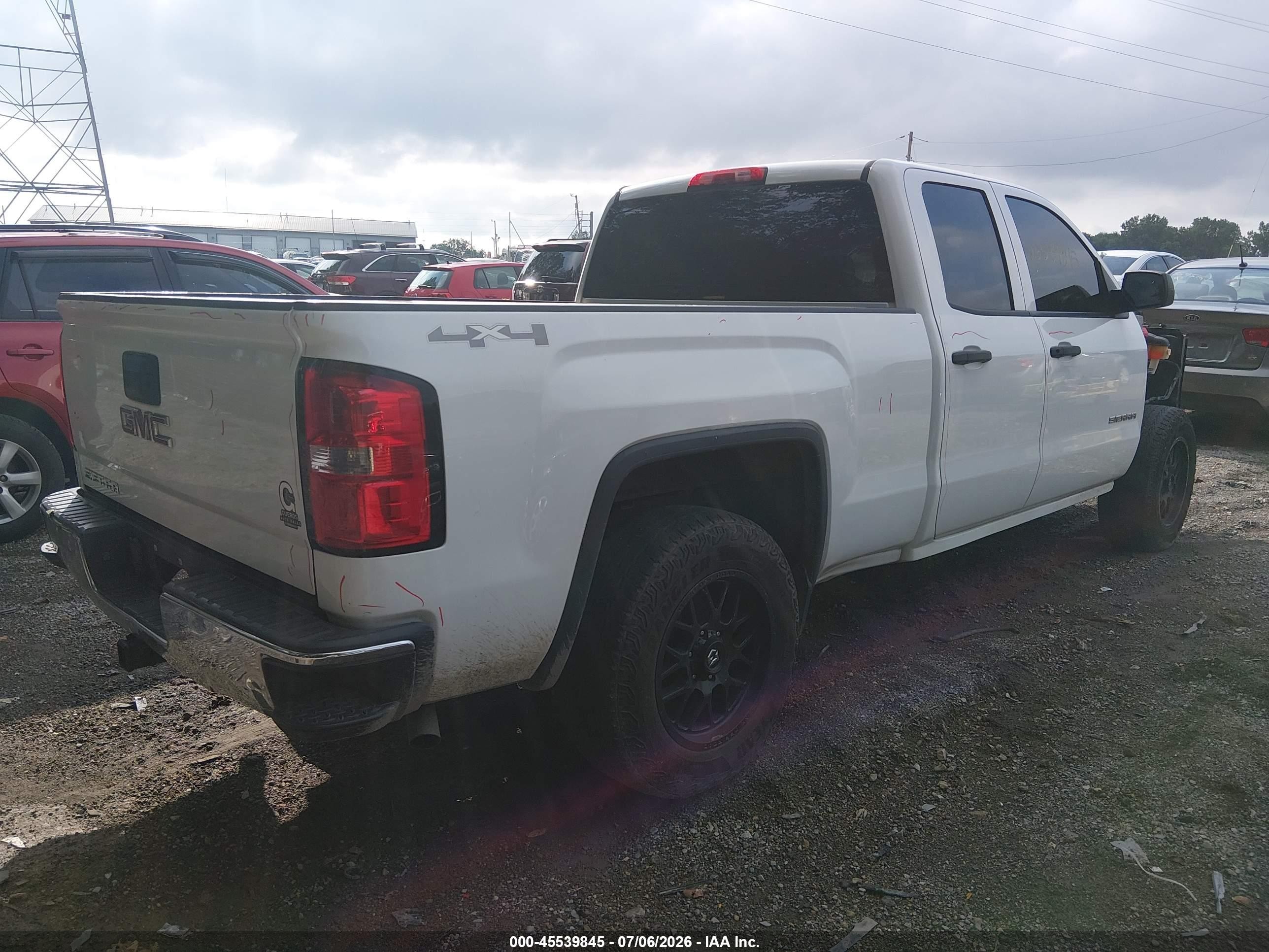 2014 Gmc Sierra 1500   White vin: 1GTV2TECXEZ147000