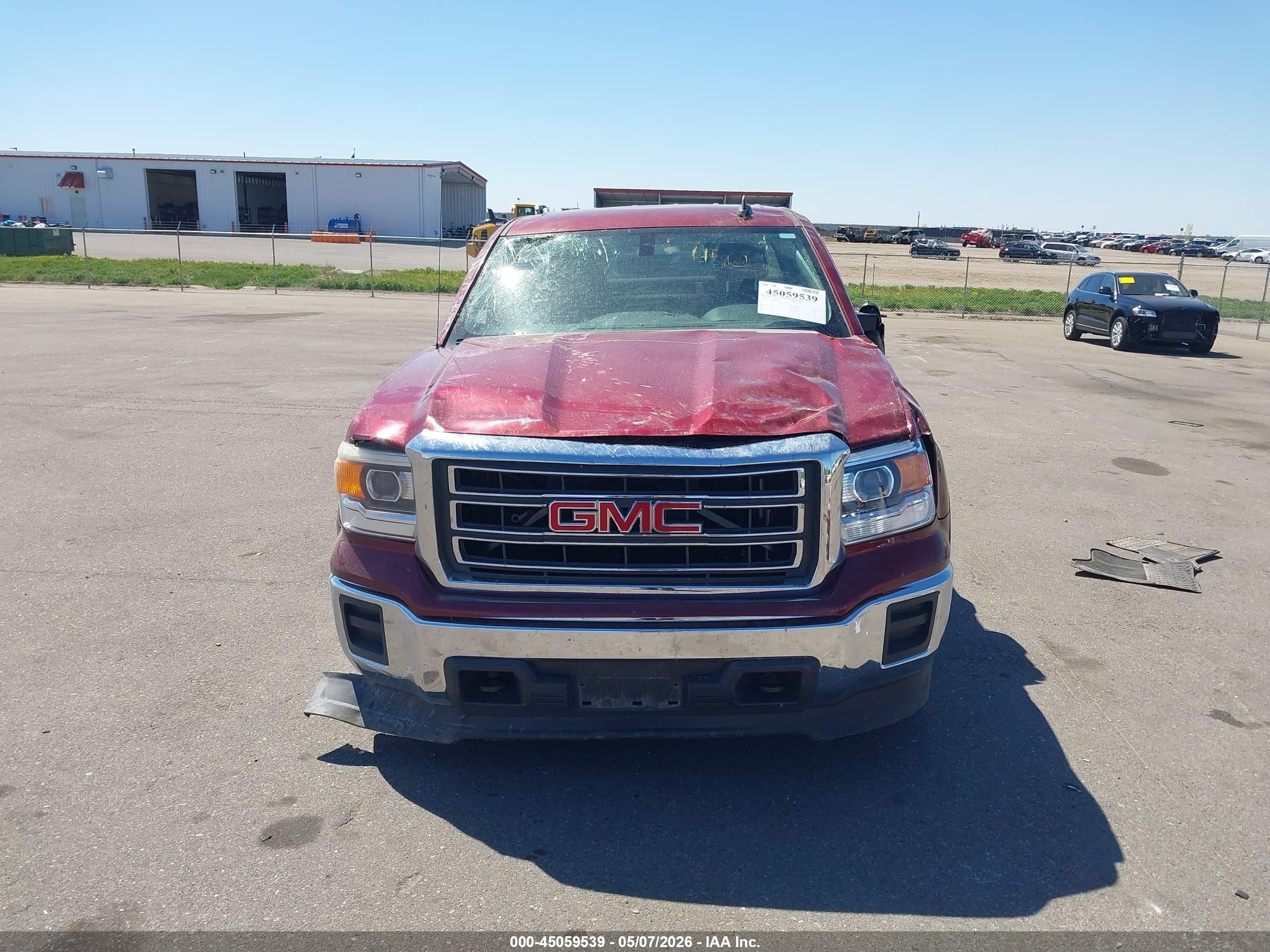 2015 Gmc Sierra 1500   Red vin: 1GTV2TECXFZ167569
