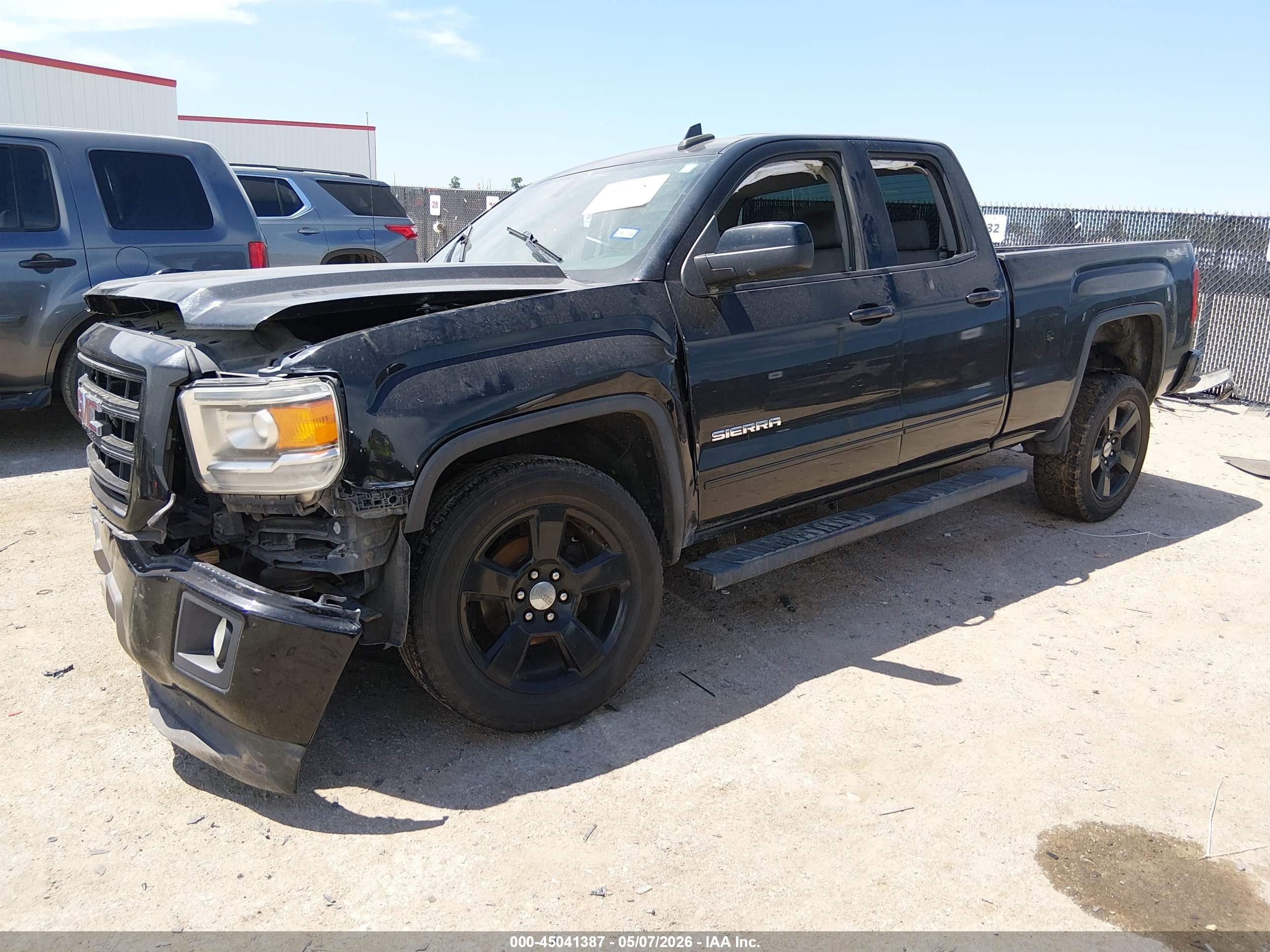 2015 Gmc Sierra 1500   Черный vin: 1GTV2TECXFZ374110