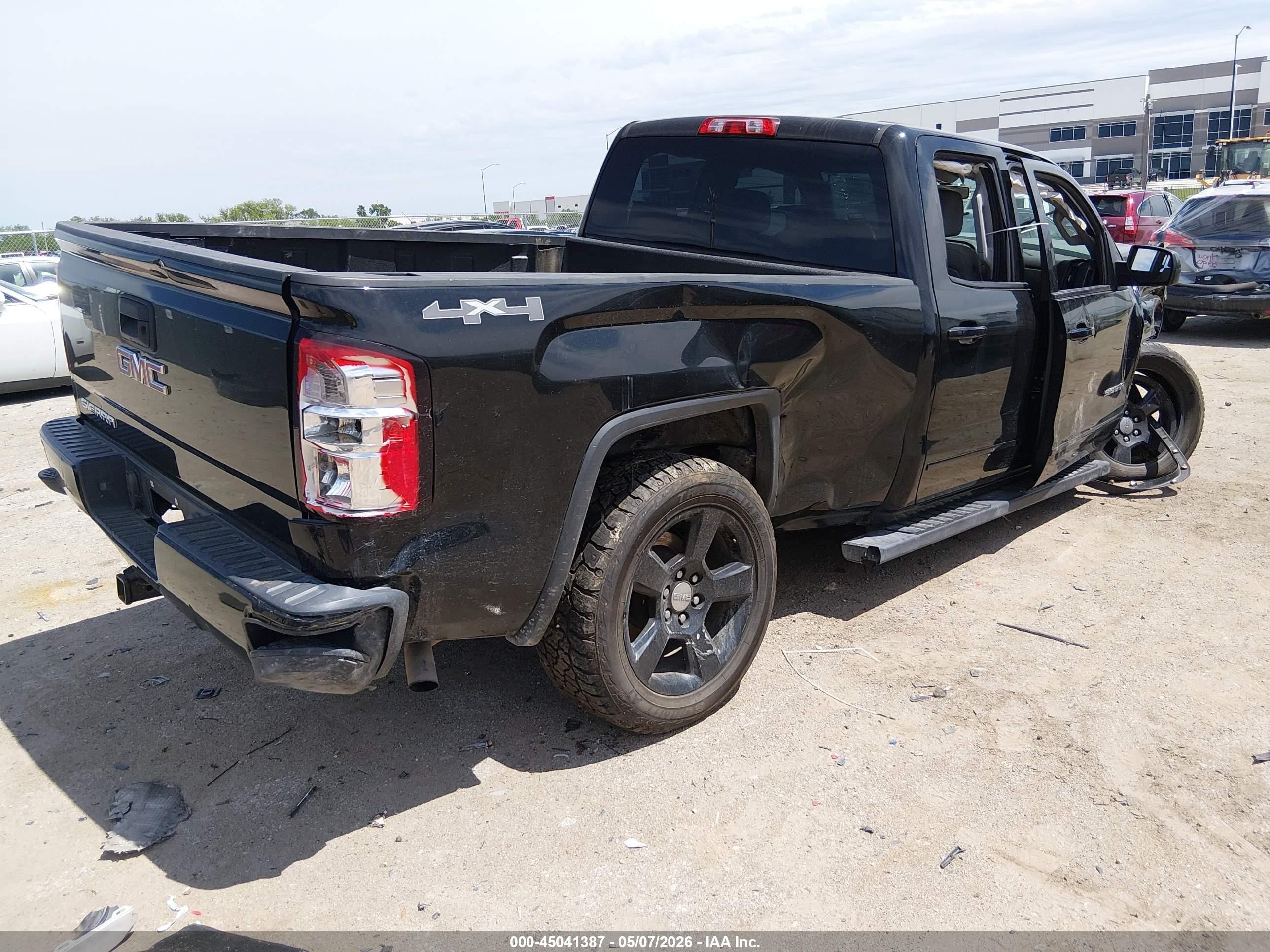 2015 Gmc Sierra 1500   Черный vin: 1GTV2TECXFZ374110
