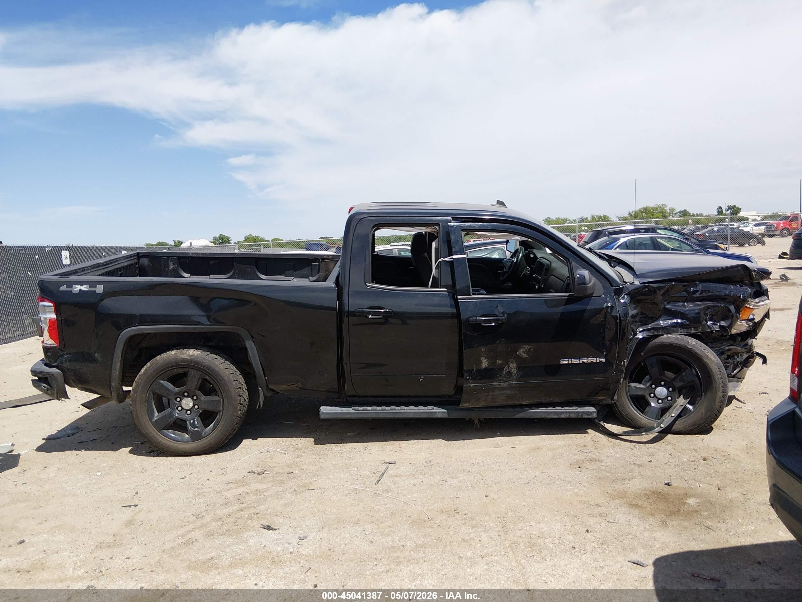 2015 Gmc Sierra 1500   Черный vin: 1GTV2TECXFZ374110