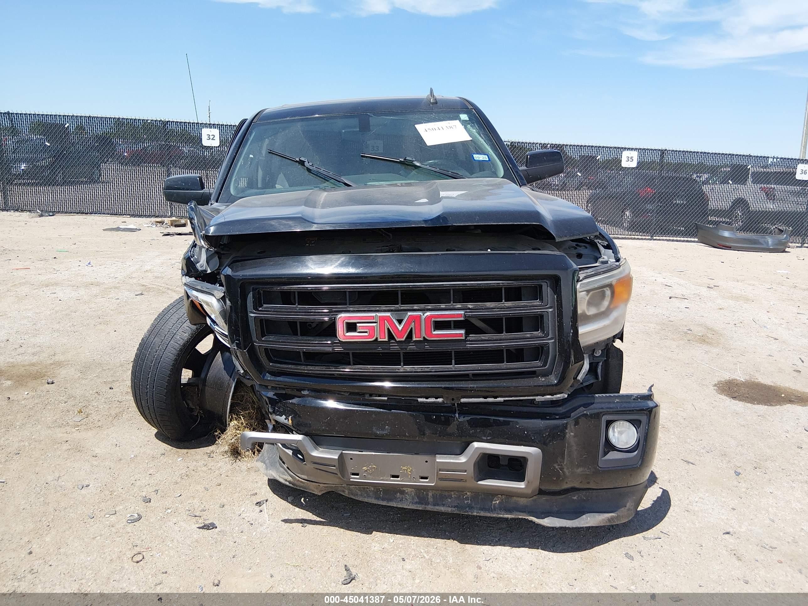 2015 Gmc Sierra 1500   Черный vin: 1GTV2TECXFZ374110