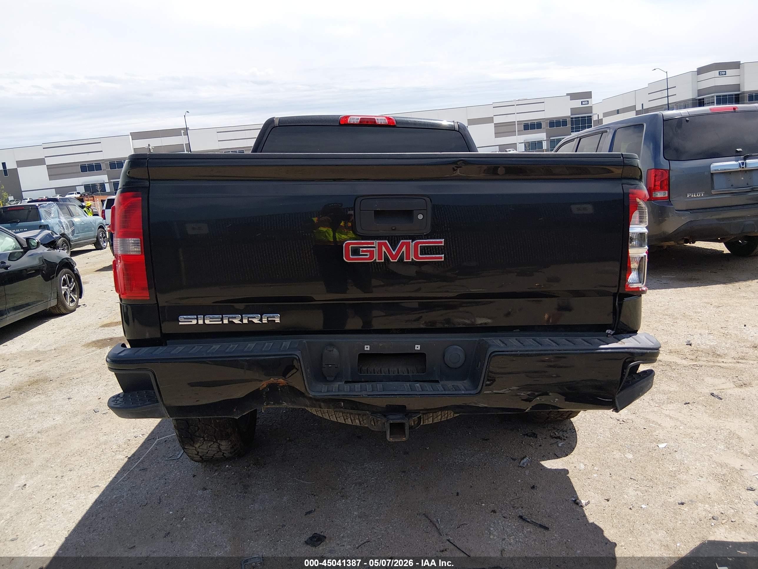 2015 Gmc Sierra 1500   Черный vin: 1GTV2TECXFZ374110