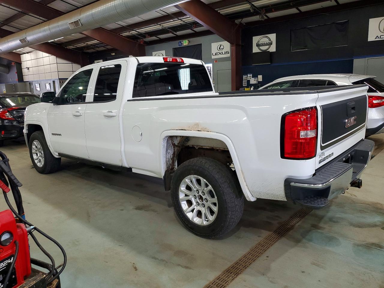 2015 Gmc Sierra K1500 White vin: 1GTV2TECXFZ419031