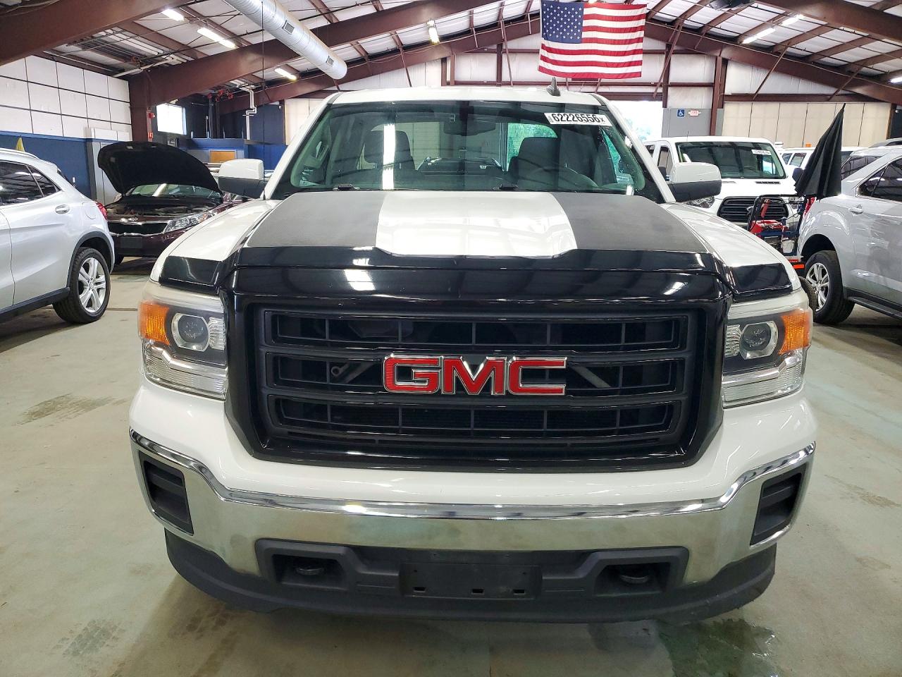 2015 Gmc Sierra K1500 White vin: 1GTV2TECXFZ419031
