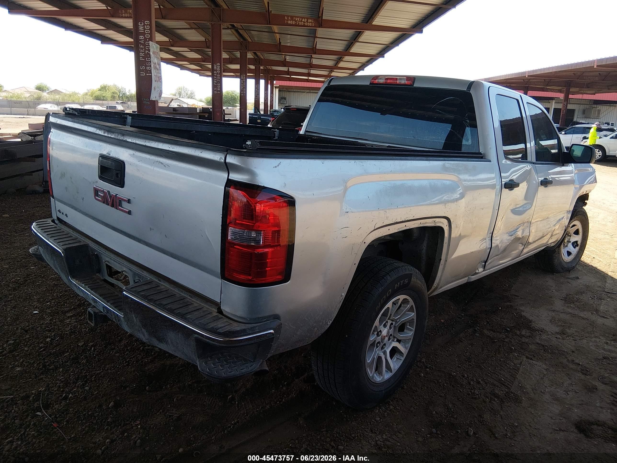 2014 Gmc Sierra 1500   Gray vin: 1GTV2TEH0EZ282949