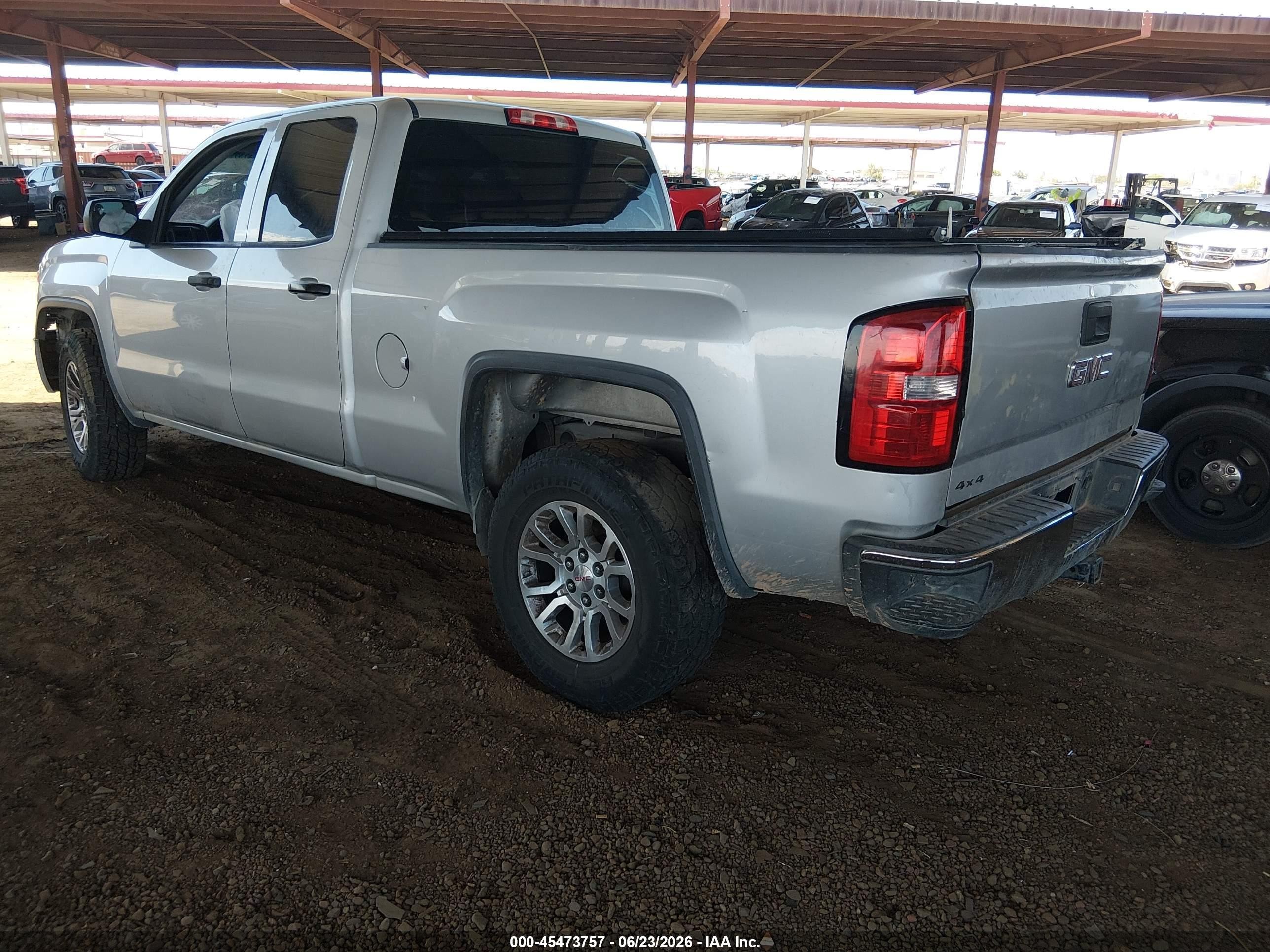 2014 Gmc Sierra 1500   Gray vin: 1GTV2TEH0EZ282949